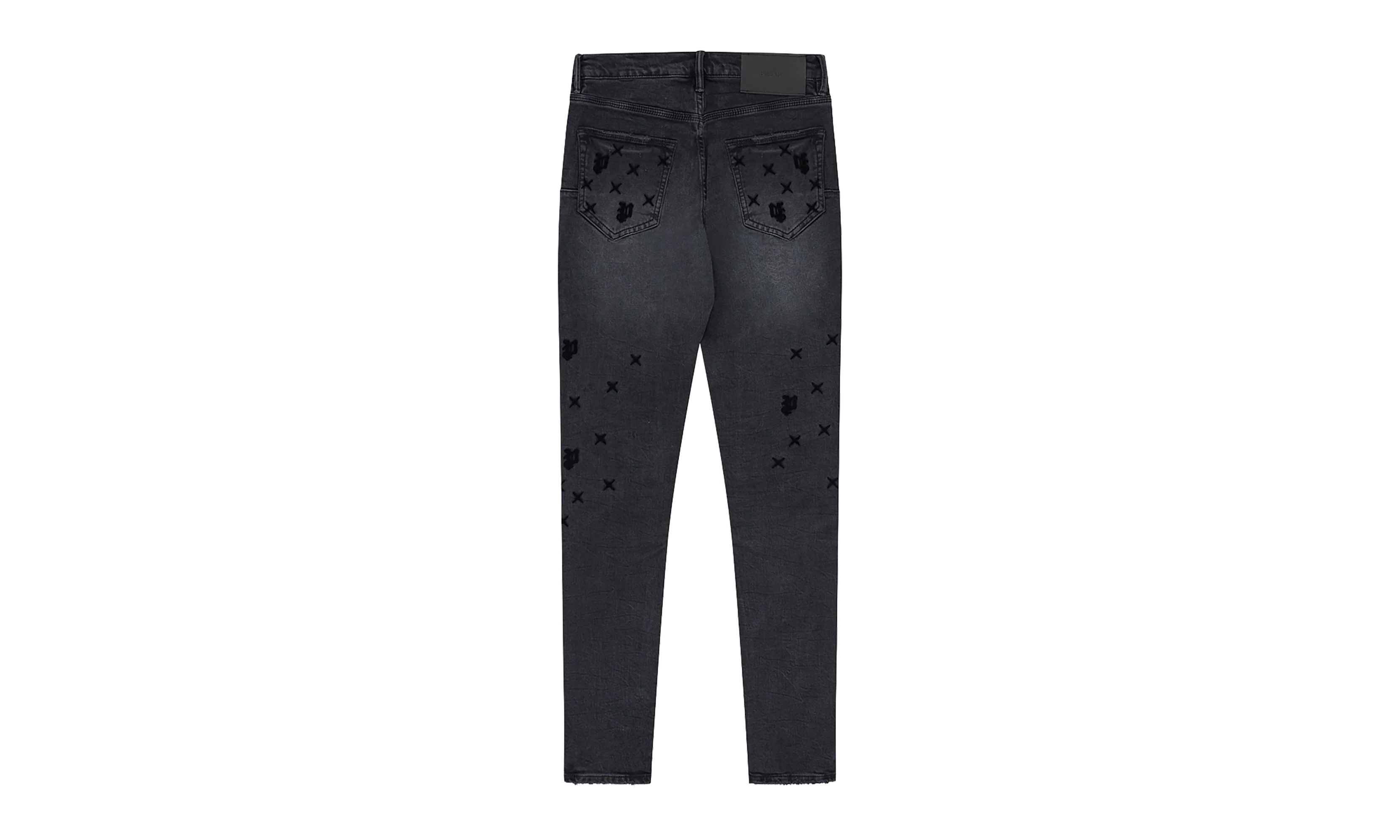 Tuffetage Monogram P001 Jeans "Black" P001_TMBL824 - Image 2