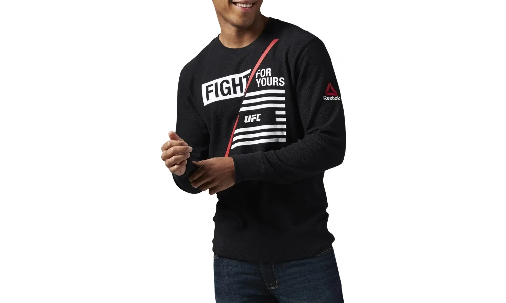 UFC FAN Long Sleeve Thermal "Black" AJ9016 - Image 2