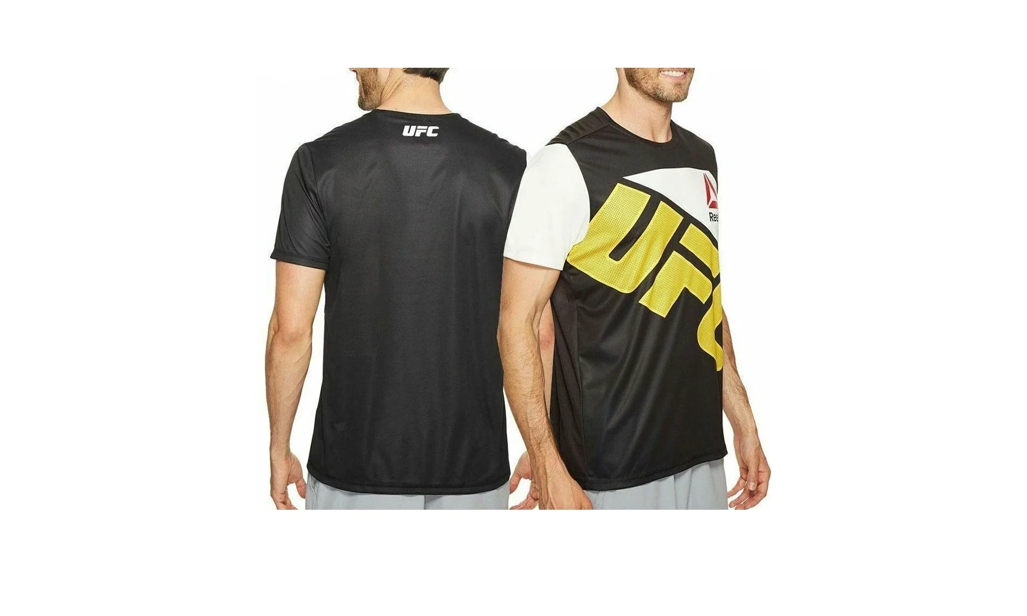 UFC Fighter Kit Jersey "Black / Blaze Yellow" AO0736 - Image 2