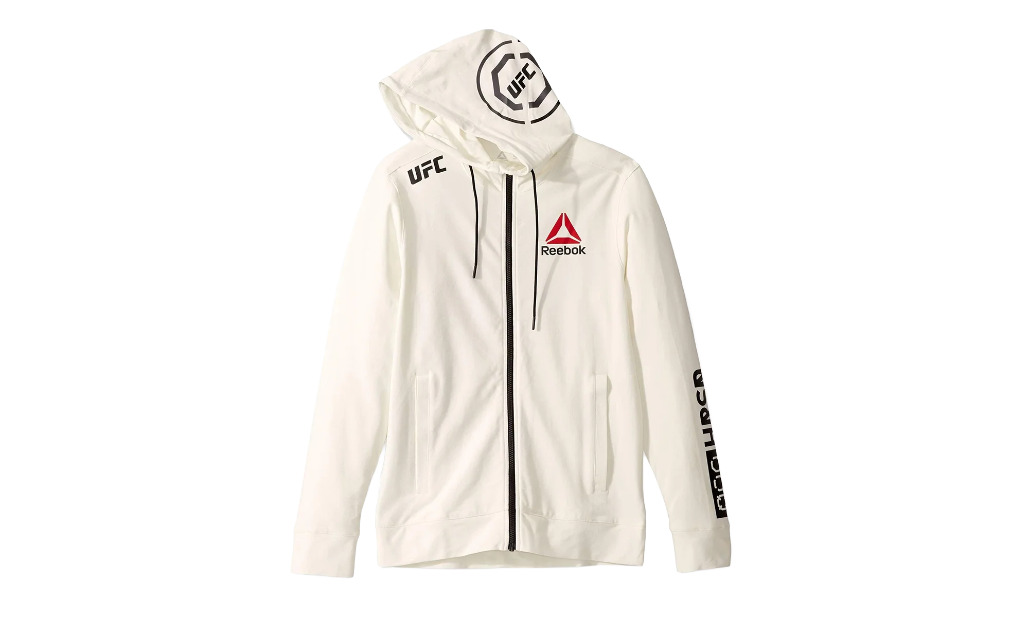 UFC Fighter Kit Walkout Hoodie "Chalk / Black" CD8586 - Image 2