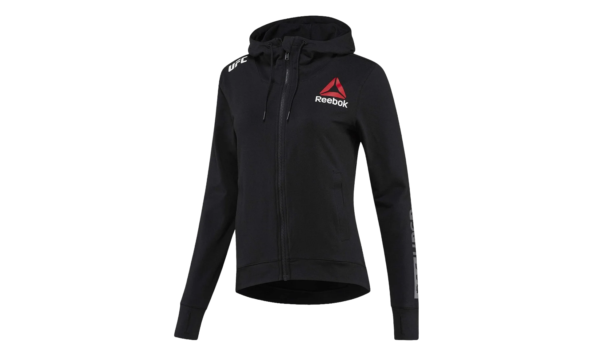 UFC Fighter Kit Walkout Hoodie WMNS "Black / Chalk" CE7494