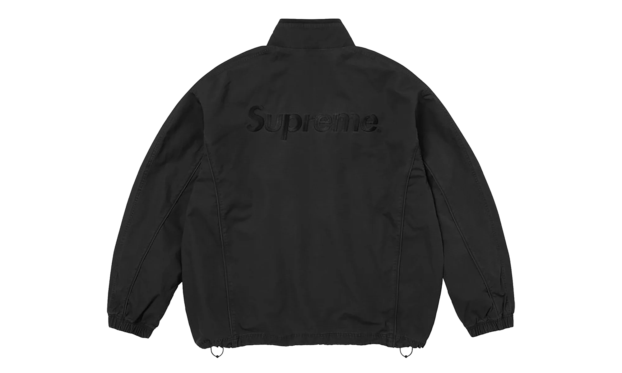 Umbro® Cotton Ripstop Track Jacket "SS26 - Black" SU27026 - Image 2