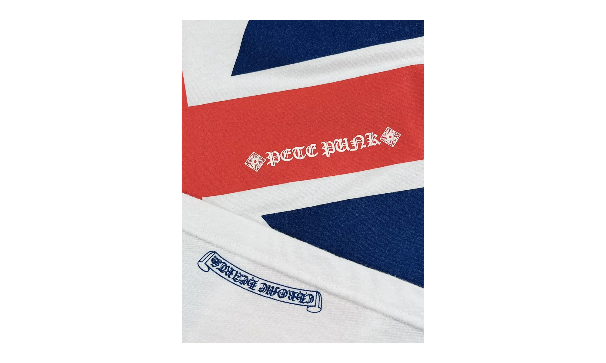 Union Jack SS Tee "White" CHRM0615 - Image 2