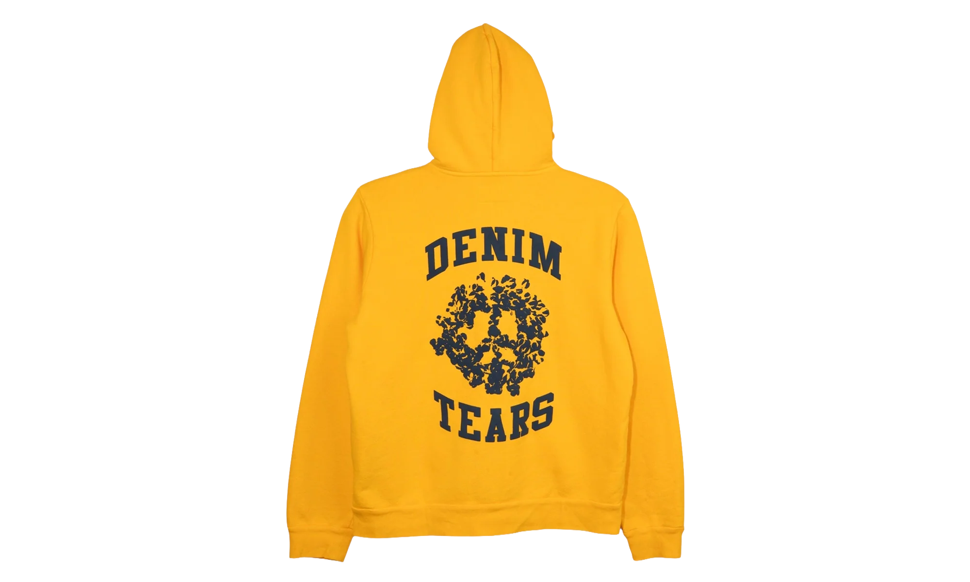 University Logo Zip Up Hooded Sweatshirt "Yellow" DT366 - Image 2