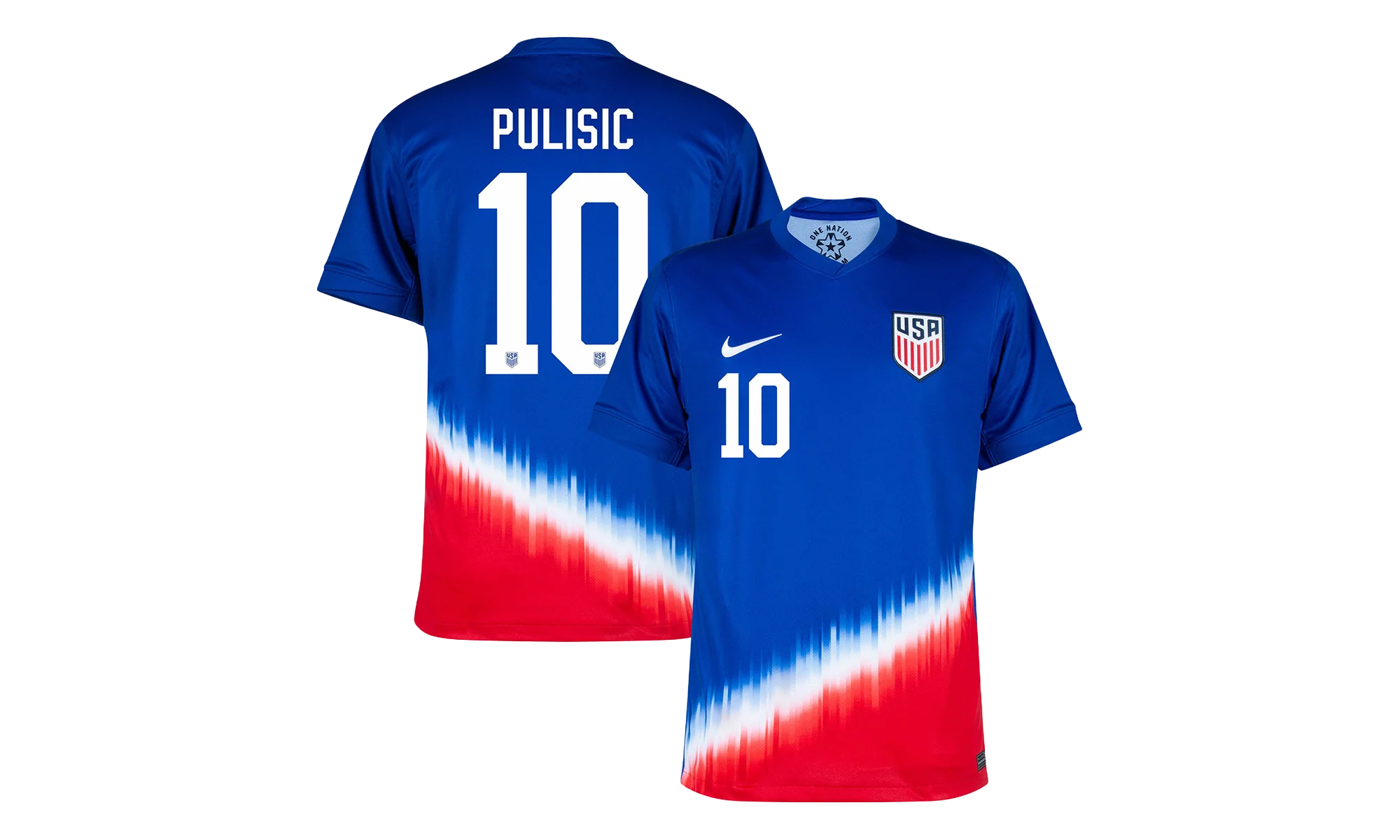 USA Away Pulisic 10 Jersey "American Icon kit (2024‑2025)" FJ4277 417 - Image 2