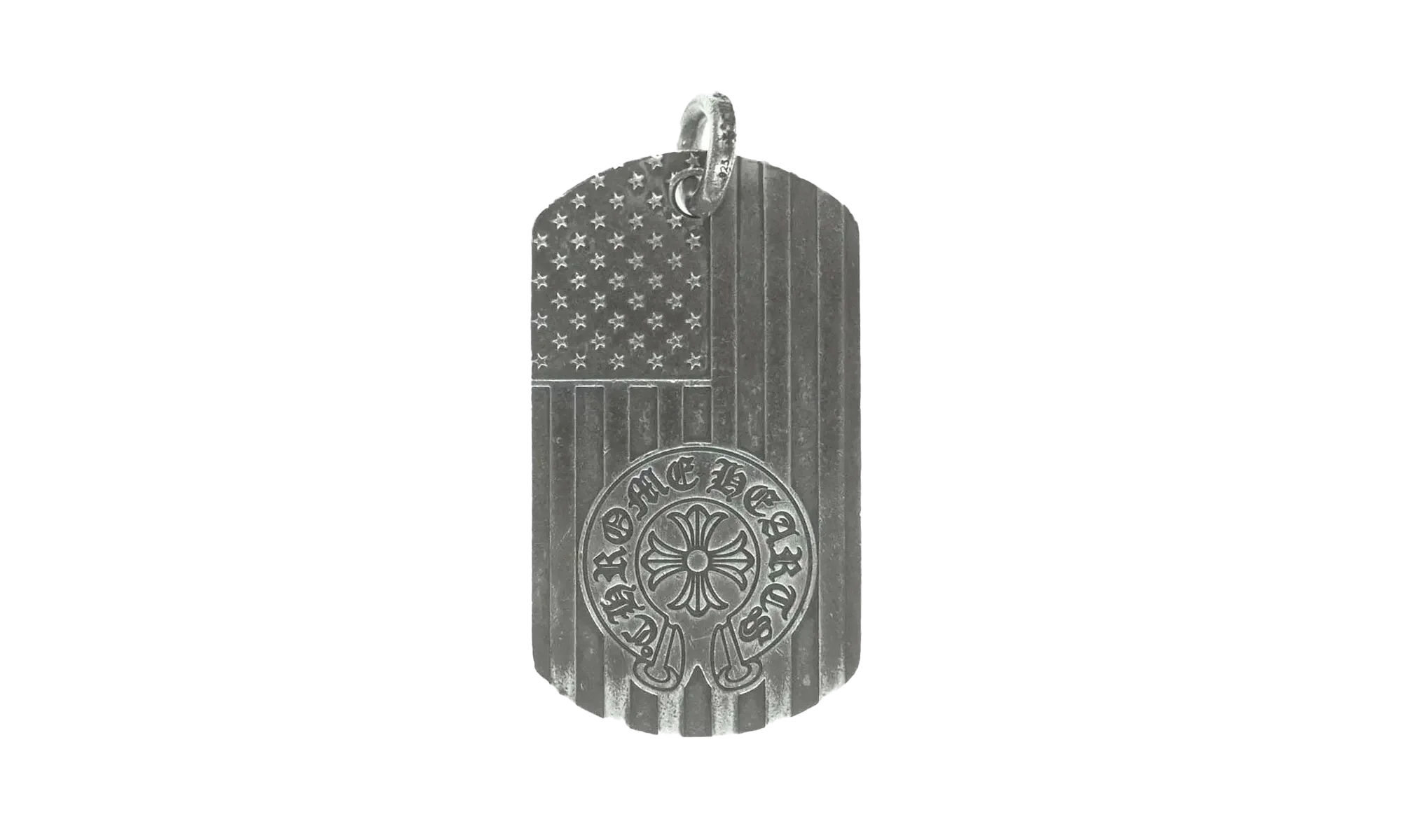 USA HEROES PROJECT DOG TAG and Ball chain "Silver" CHRM0447