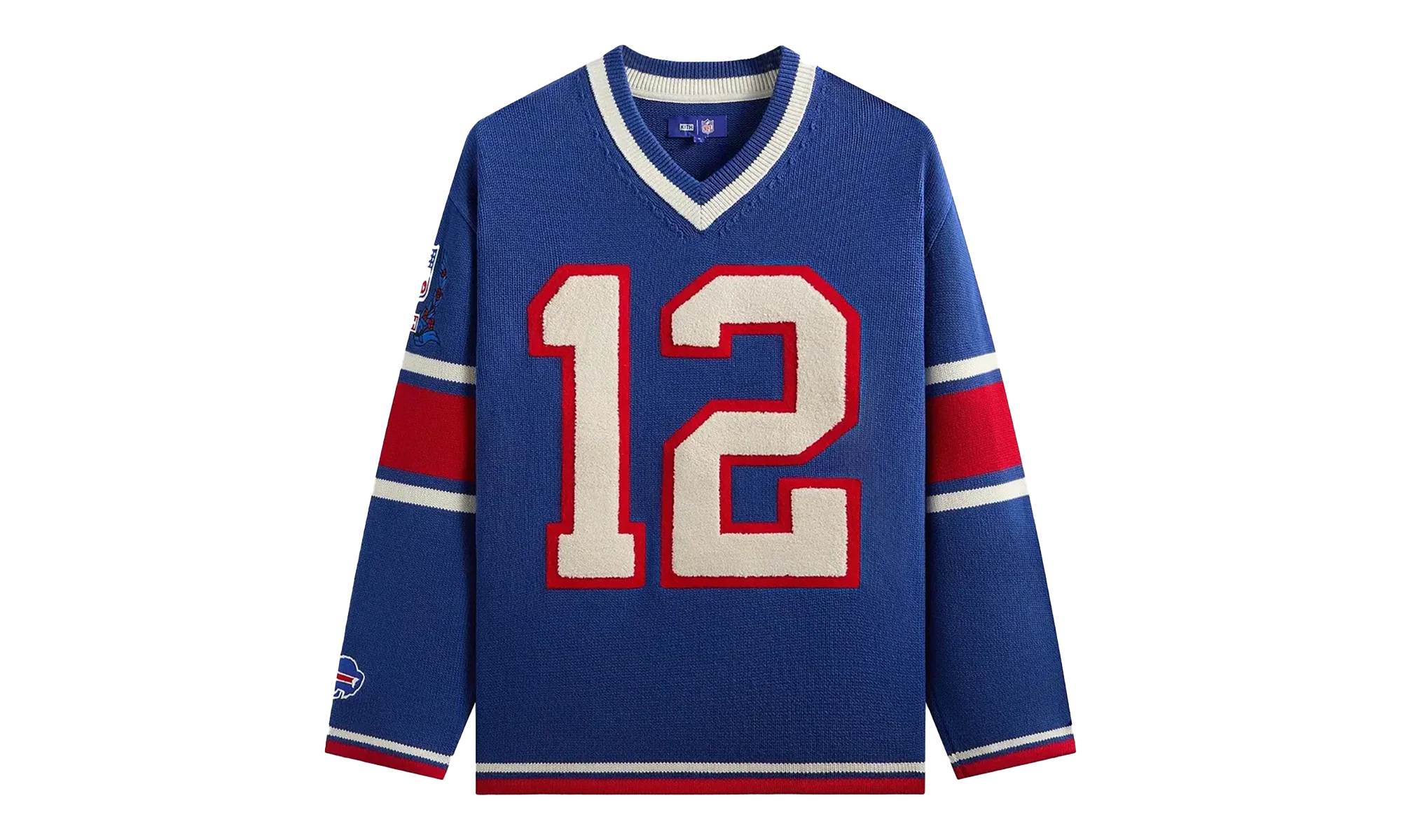 V-Neck Beau Knit Sweater "NFL Buffalo Bills" KHM034065 412