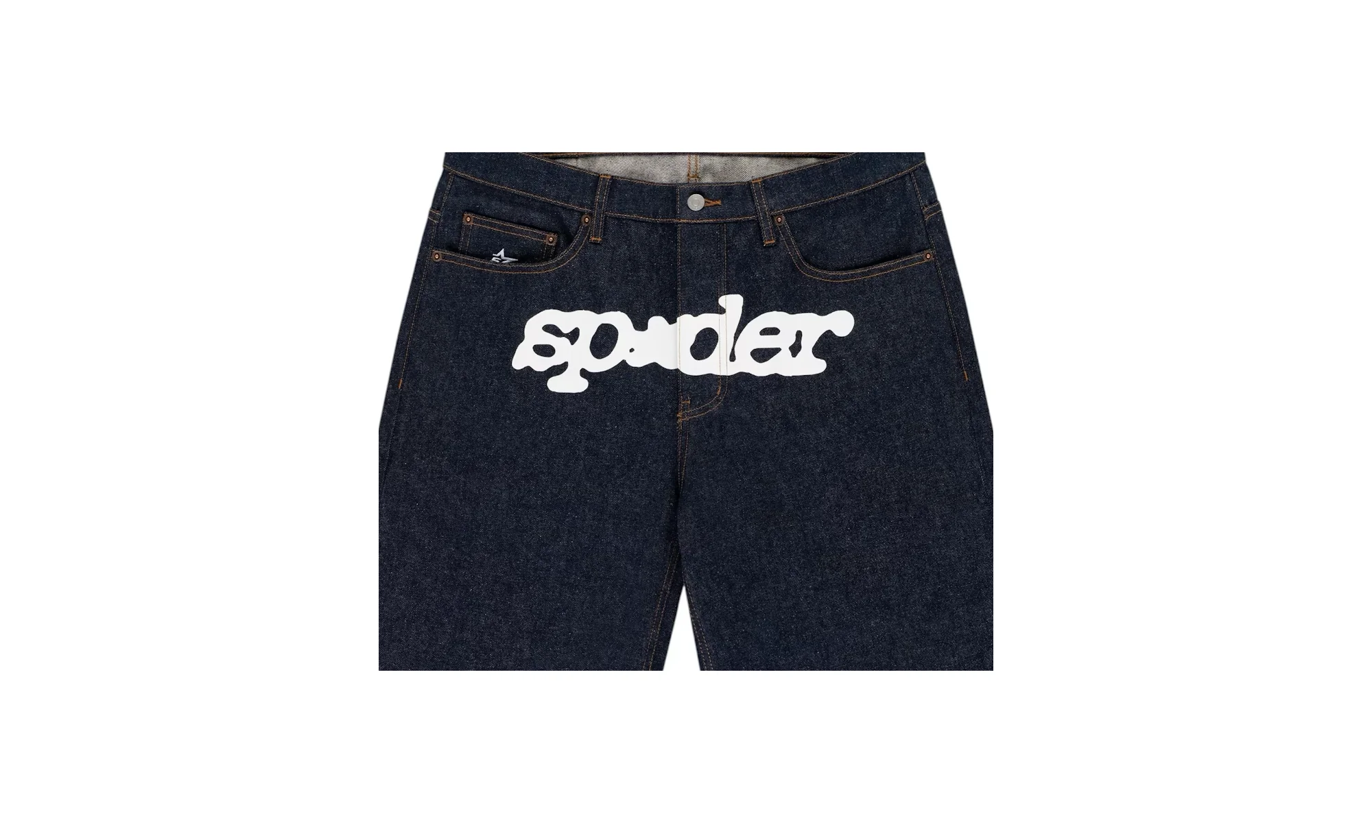 V3 Logo Denim Short "Indigo" SP5der258 - Image 2