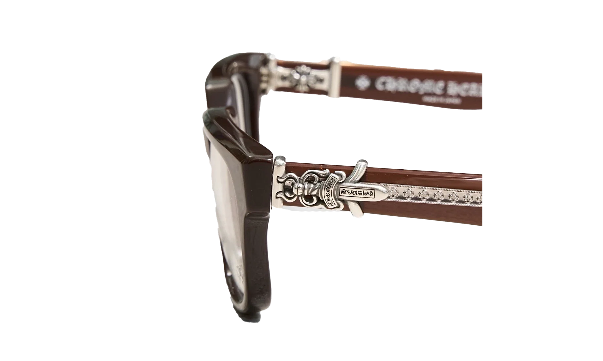 Vagillionaire II Glasses "Brown / Silver / White" CHRM0604 - Image 2