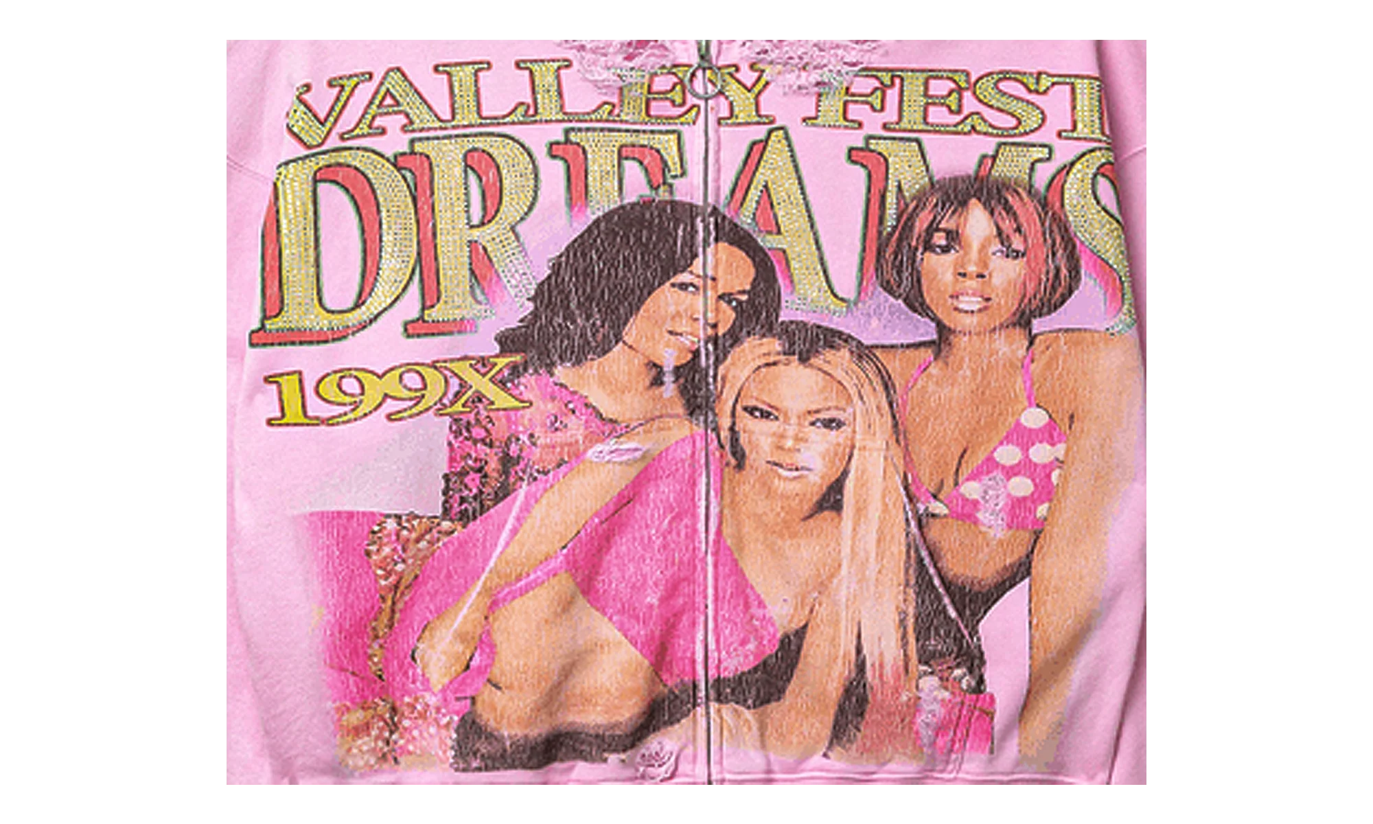 Vale Forever Dreams Zip Up Hoodie "Pink'" VAL30 - Image 2