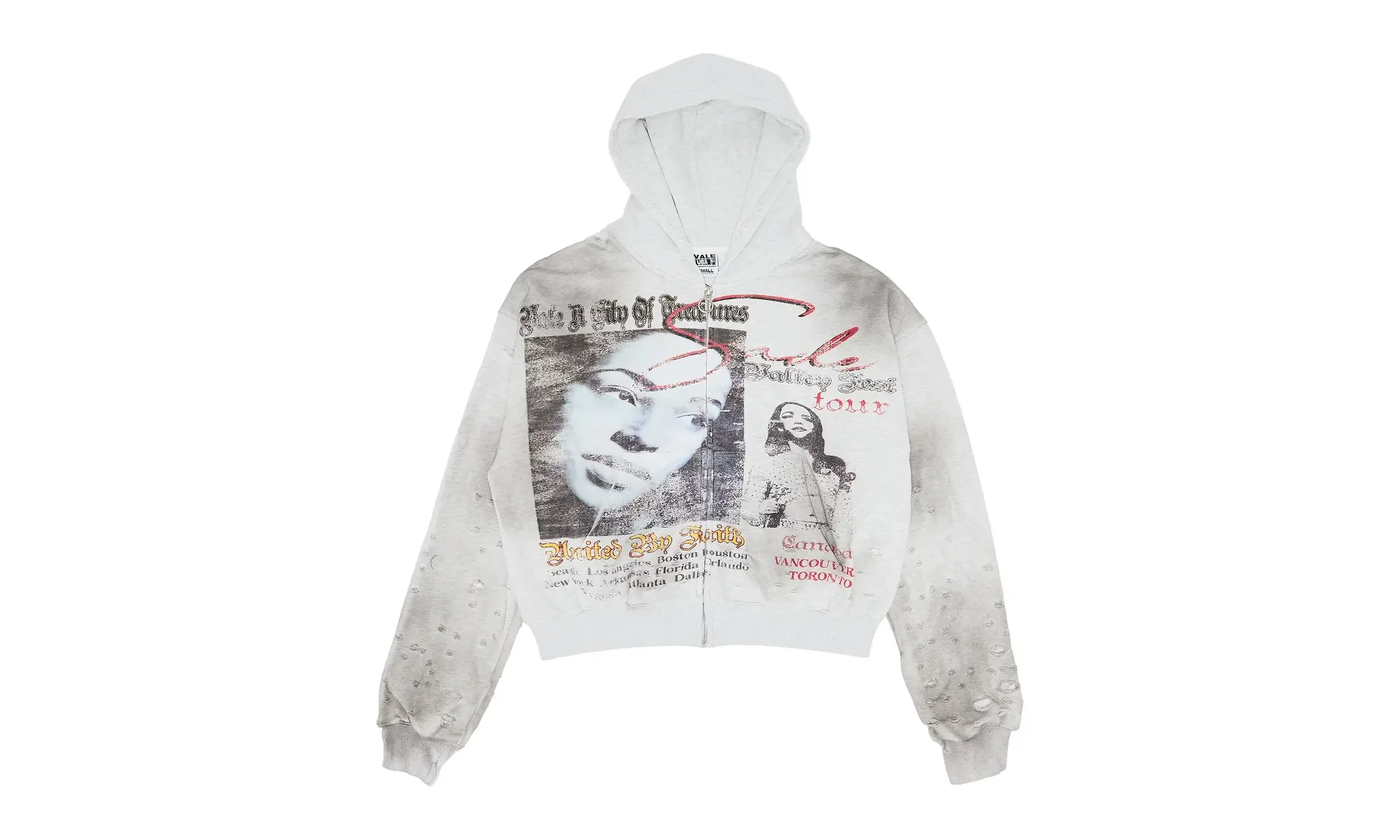 Valley Fest Zip Up Hoodie "Grey" 10068947