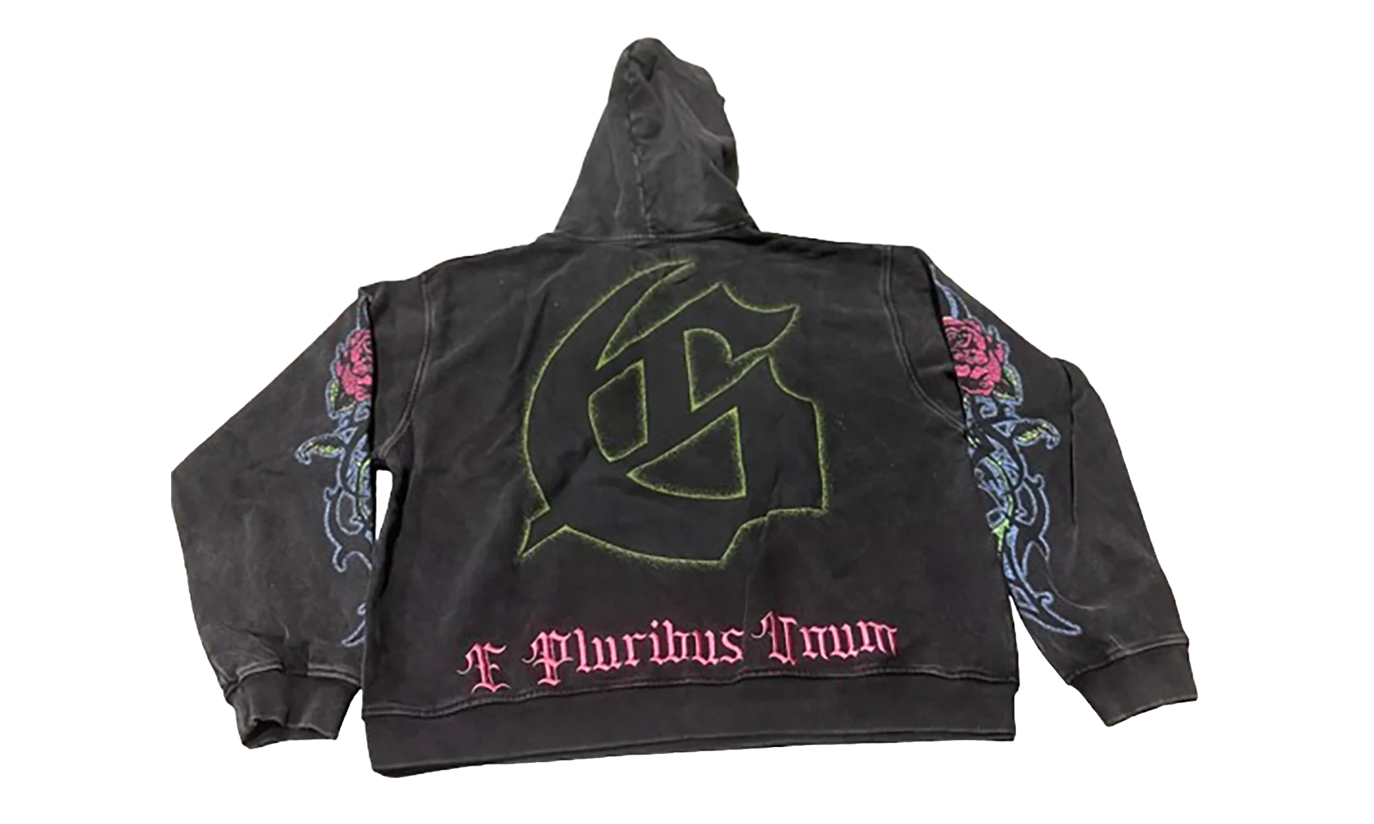 Vandal Hoodie "Black Wash" GS018 - Image 2