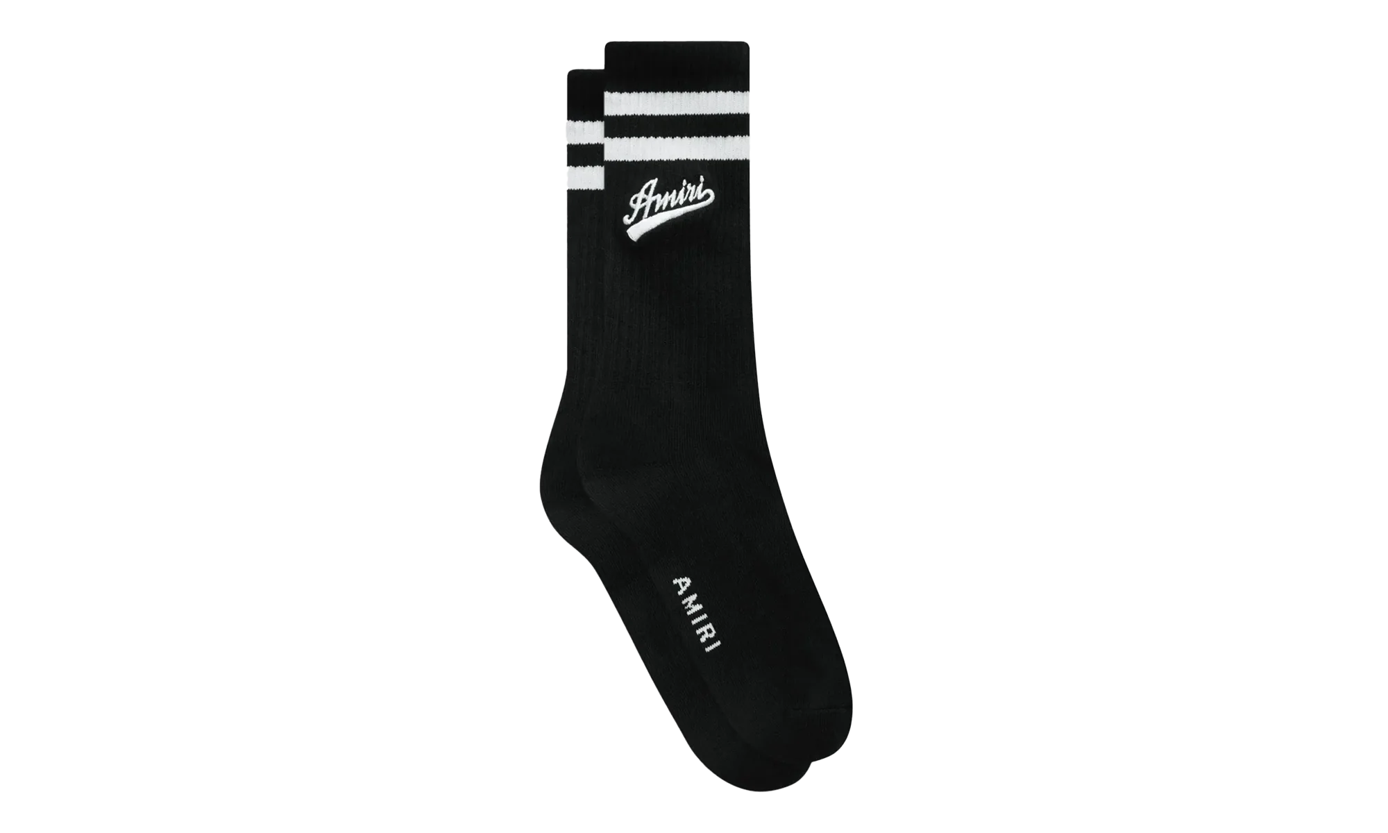 Varsity Script Socks "Black / White" SS23MHR003 004