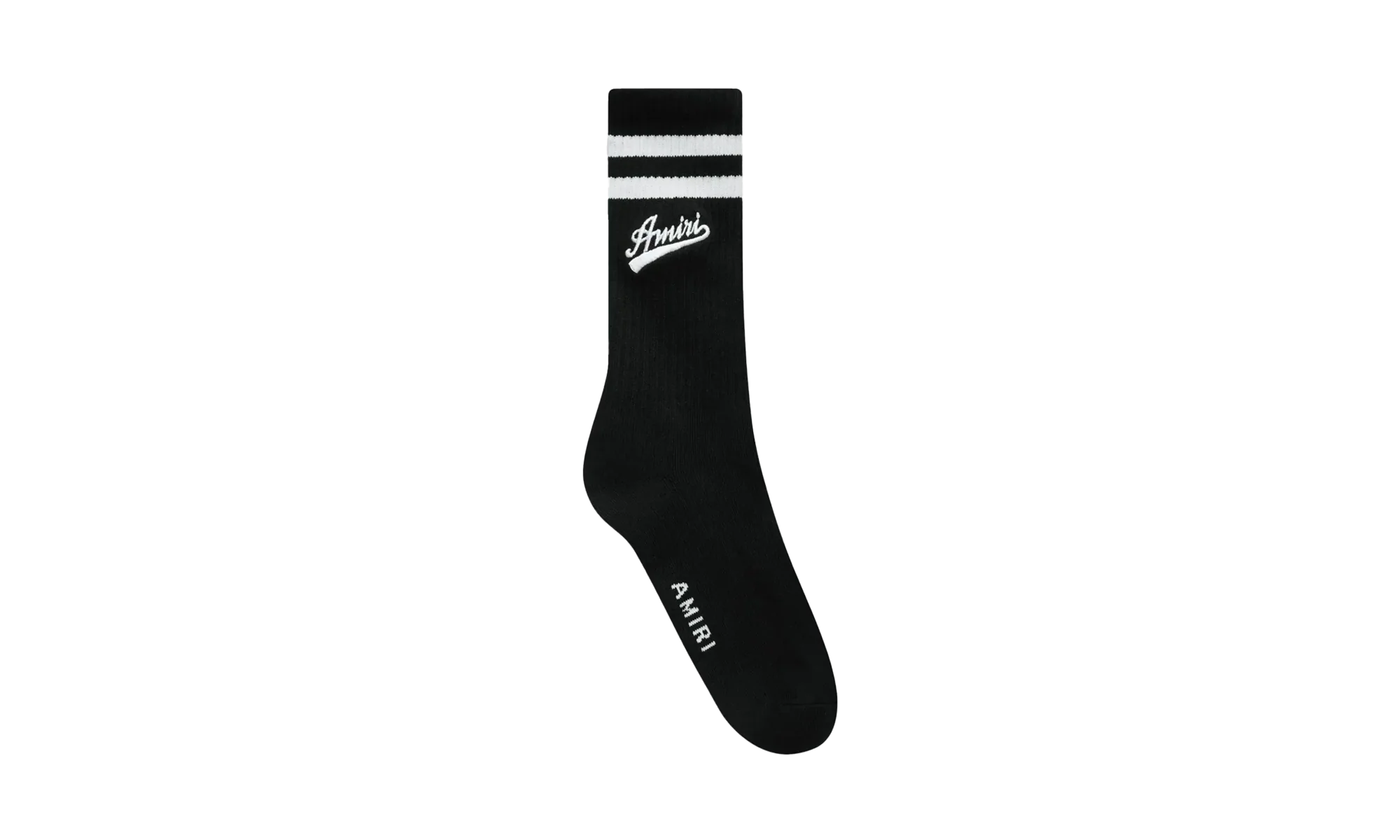Varsity Script Socks "Black / White" SS23MHR003 004 - Image 2
