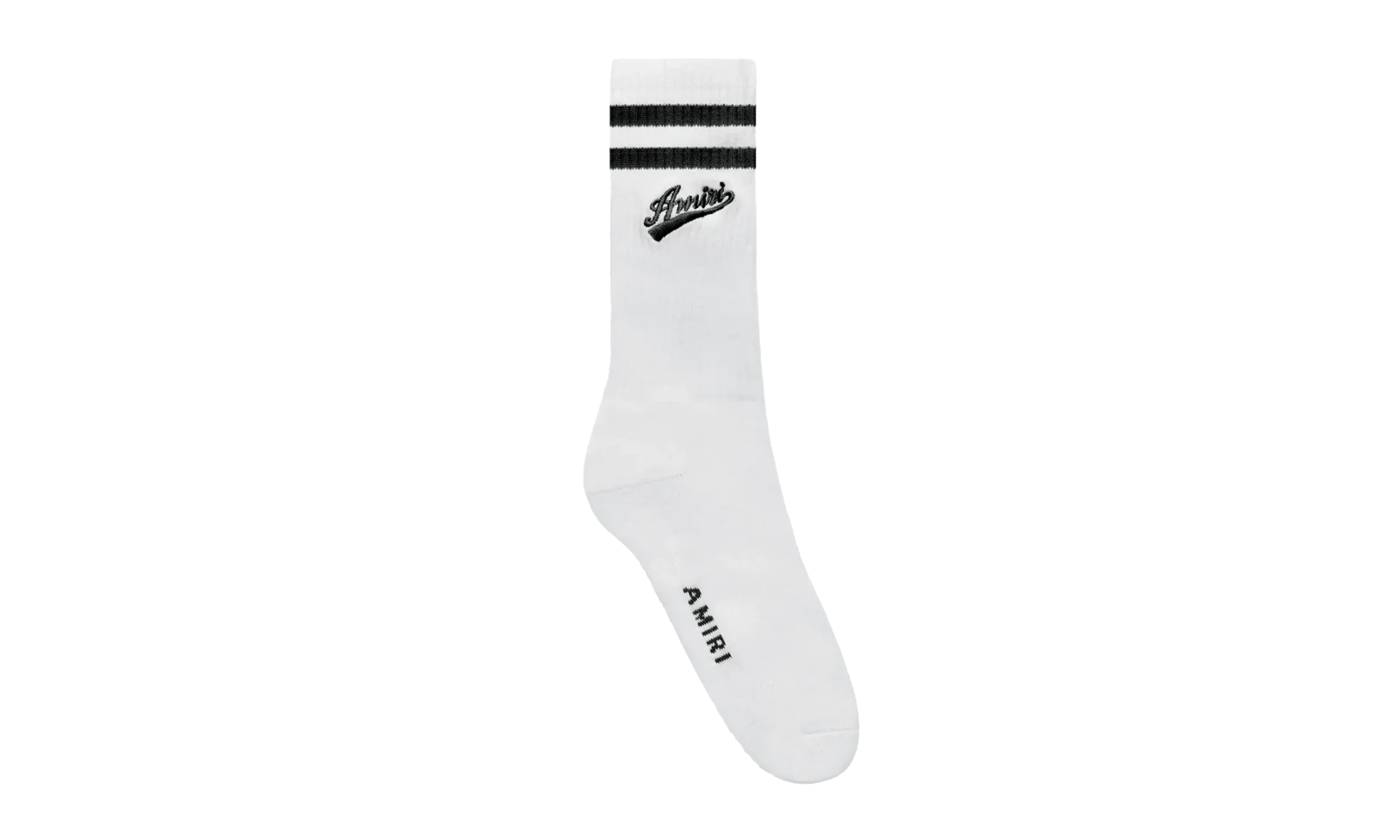 Varsity Script Socks "White / Black" SS23MHR003 111 - Image 2