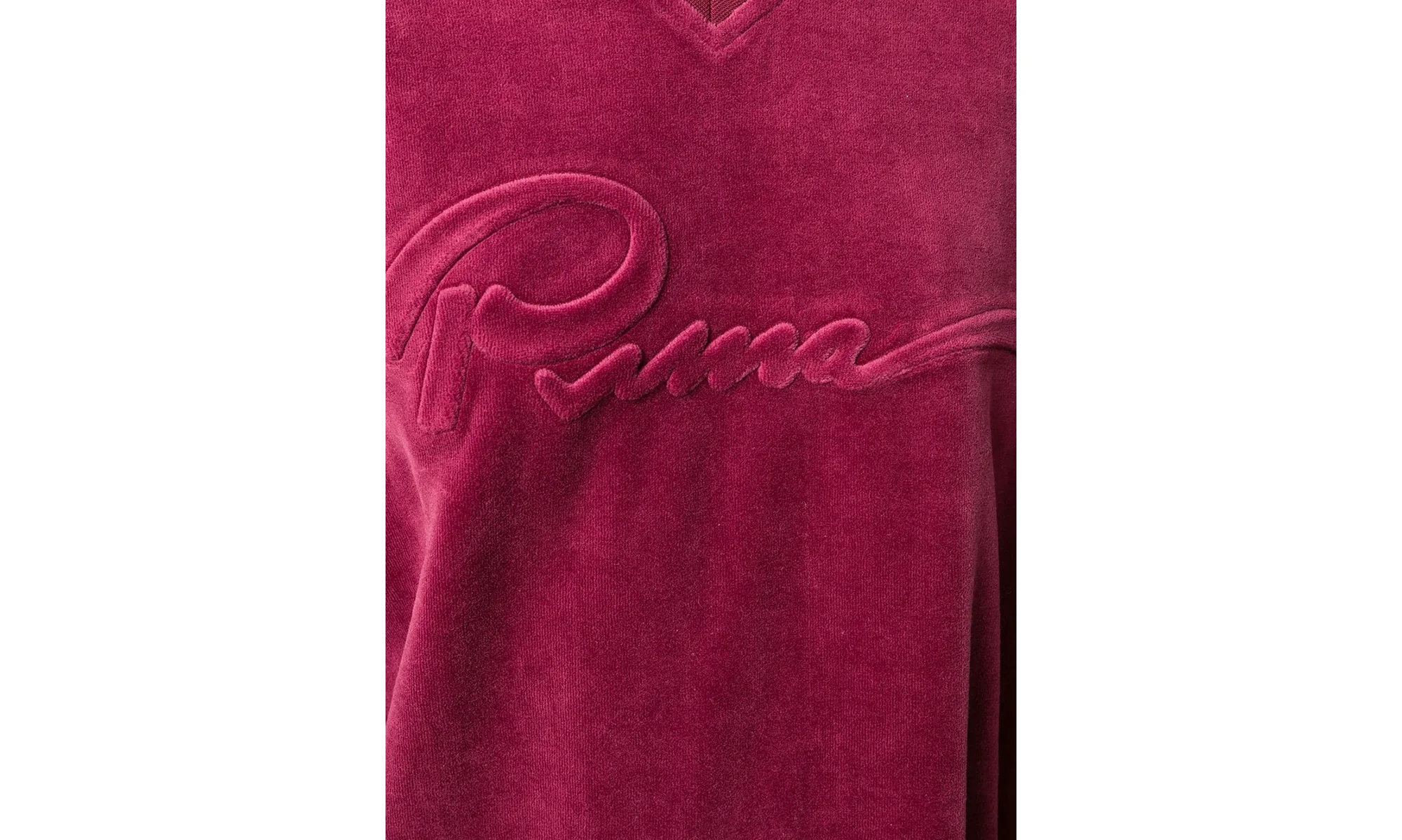 Velour O/S V-Neck Pullover WMNS "Fenty by Rihanna - Tawny Port" 575859 01 - Image 2
