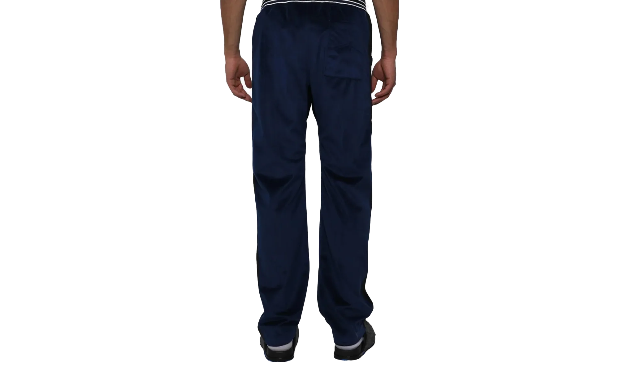 VELOUR TRACK PANTS "NAVY / BLACK /WHITE" RHFW25PA01041 3171 - Image 2