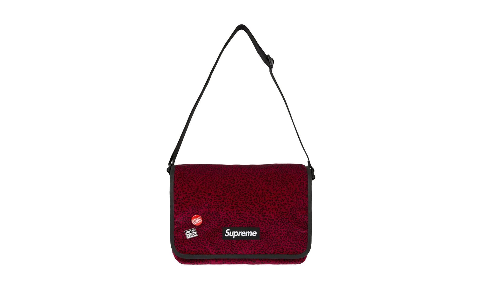 Velvet Small Messenger Bag "Red Leopard" SU26342