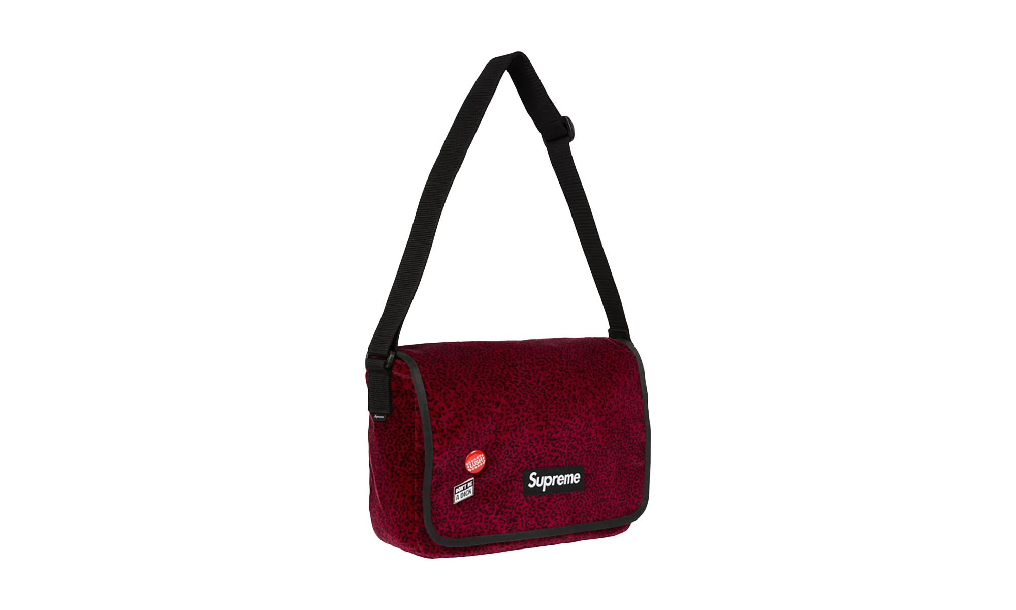 Velvet Small Messenger Bag "Red Leopard" SU26342 - Image 2