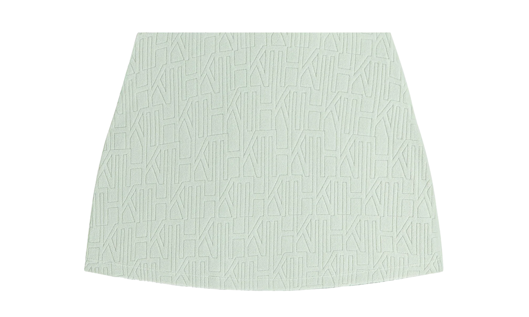 Vera Monogram Towel Skirt "Moss" khw060341 4008 - Image 2