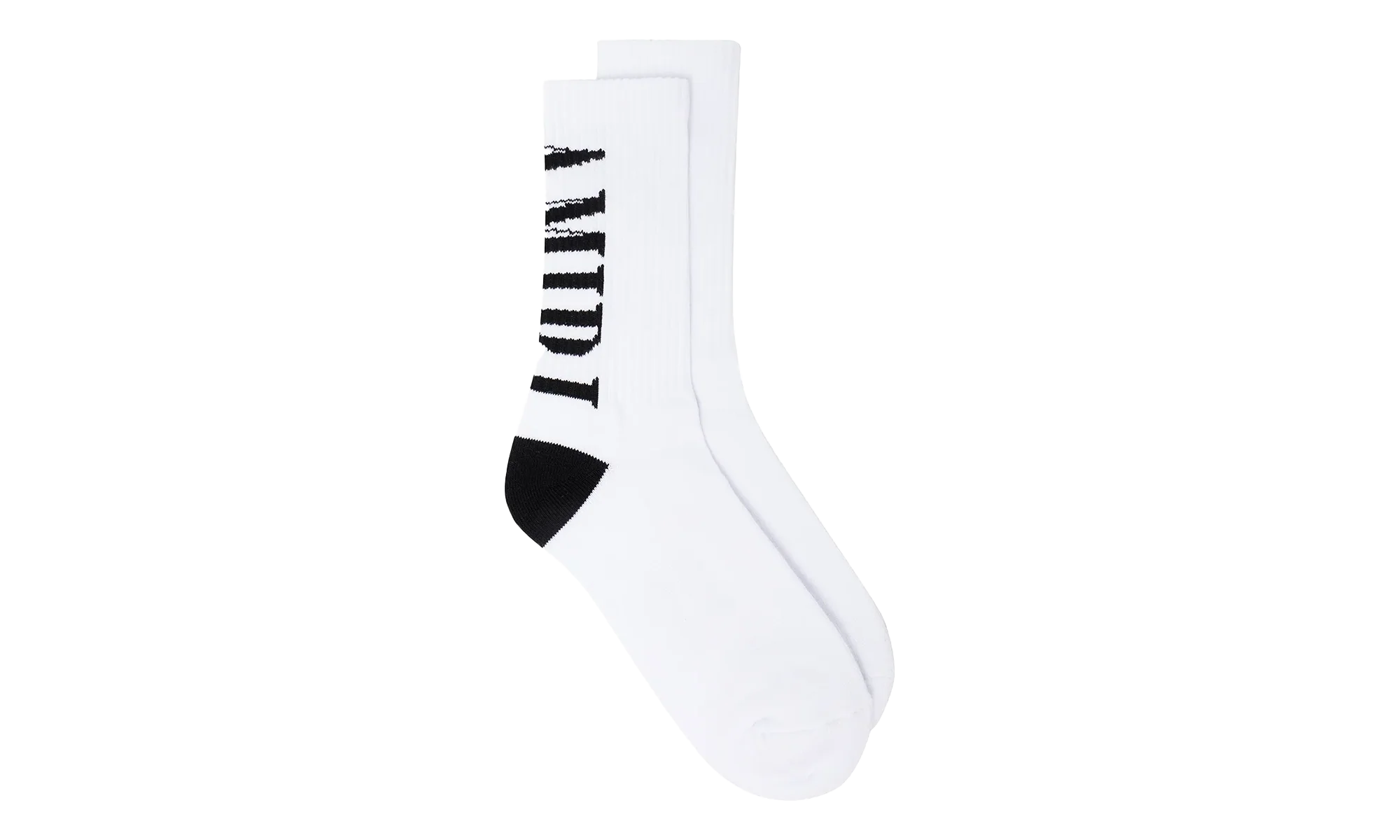 Vertical Logo Socks "White / Black" PF22MHR002 111