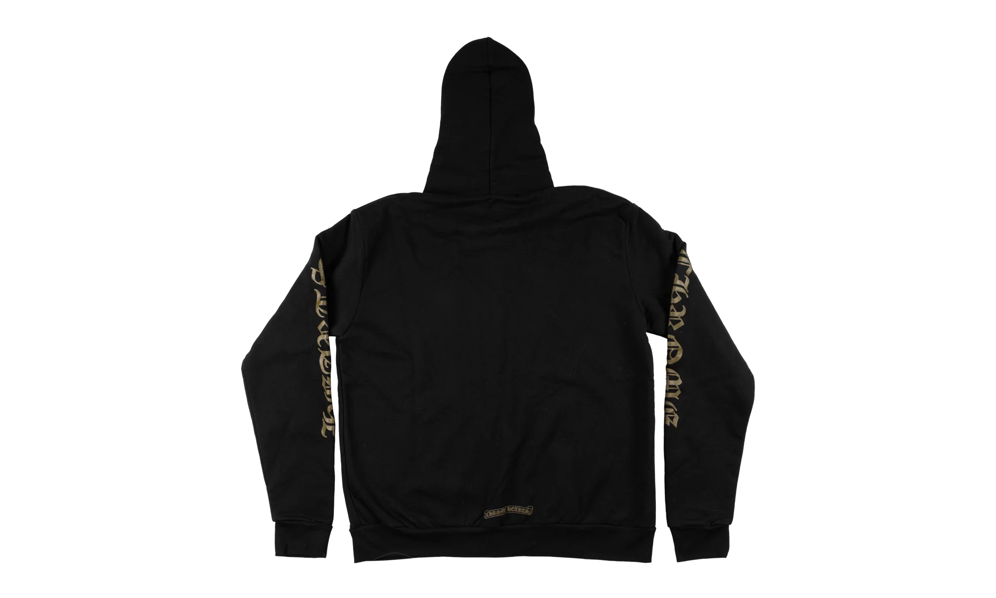 Vertical Logo Zip-Up Hoodie "Black/Olive" CHRM0852 - Image 2