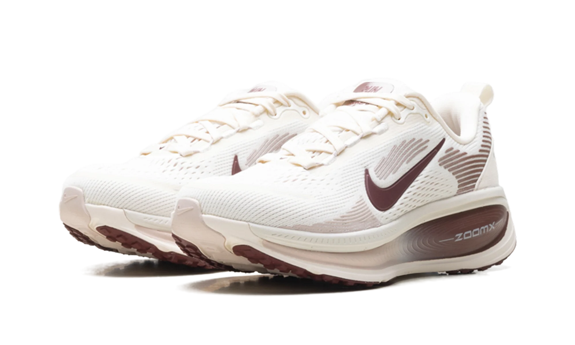 Vomero 18 WMNS "Pale Ivory Red Sepia Silt Red Dark Team Red" HM6804 108 - Image 2