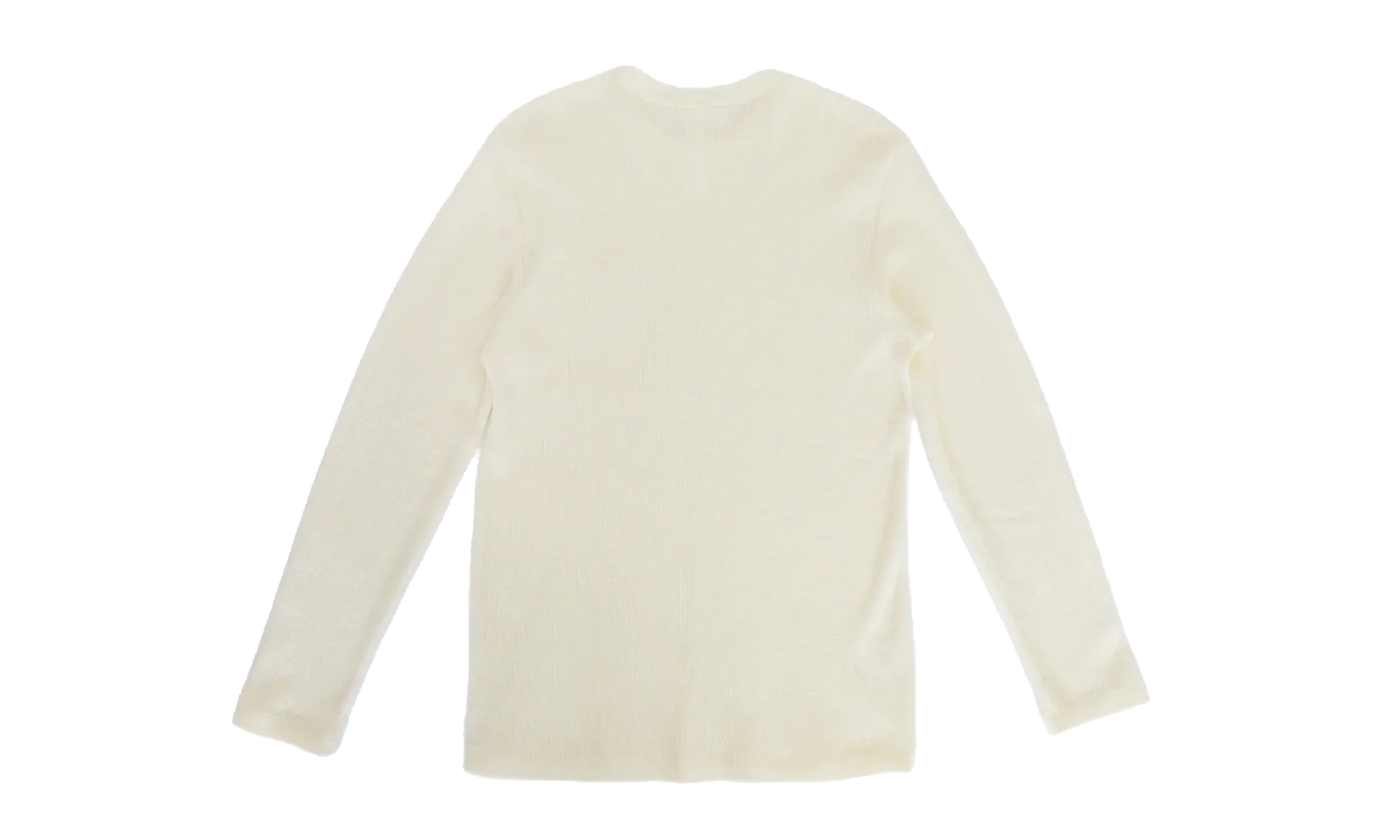 Waffle CH Logo Embroidered Long Sleeve "White" CHRM0511 - Image 2