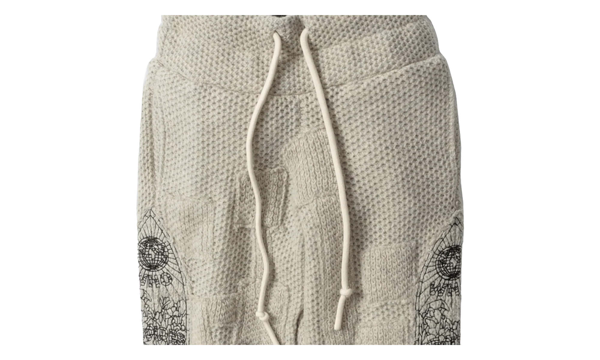 Waffle Window Sweatpants "Beige" WAFFLEWINDOWSWEATPANT IVORY - Image 2