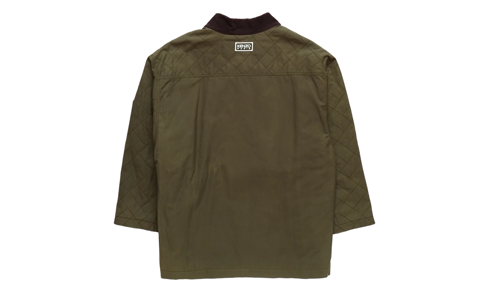 Weave Kimono Coat "Dark Green" FF65MA1469HD51 - Image 2
