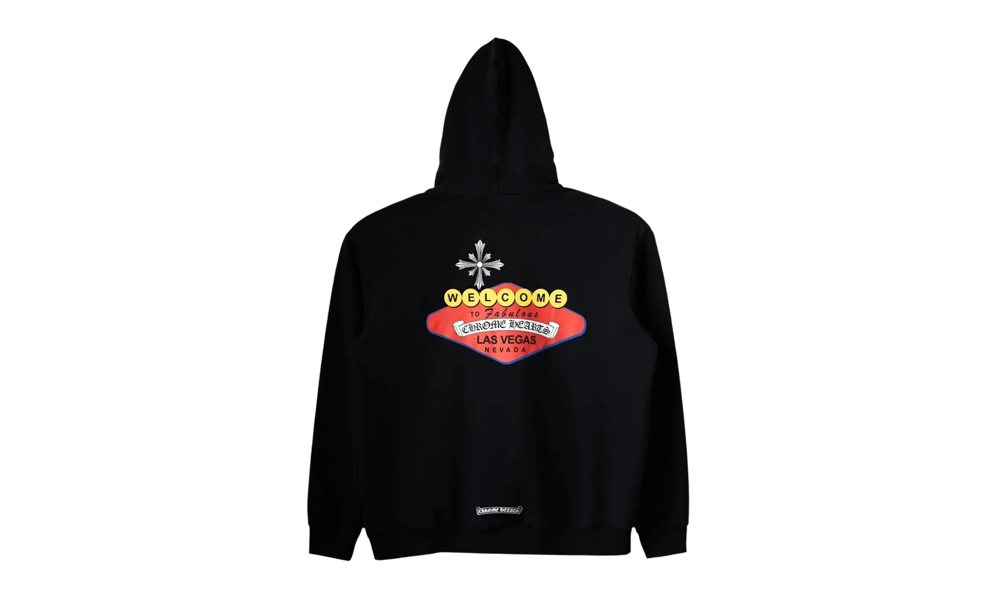 Welcome To Las Vegas Logo Hoodie "Black" CHRM0701 - Image 2
