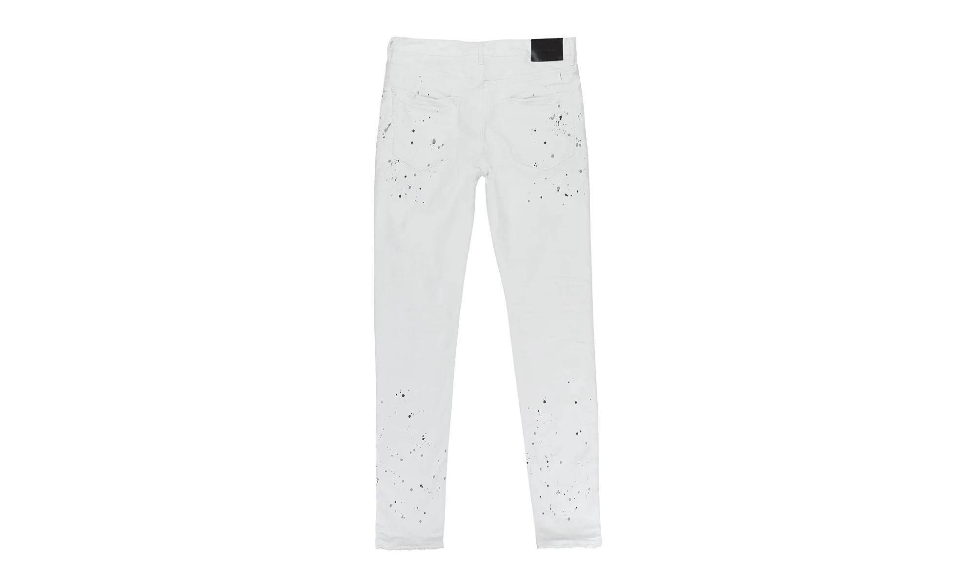 WHITE PAINT BLOWOUT SKINNY JEANS "White" P001 OWPB122 34 - Image 2