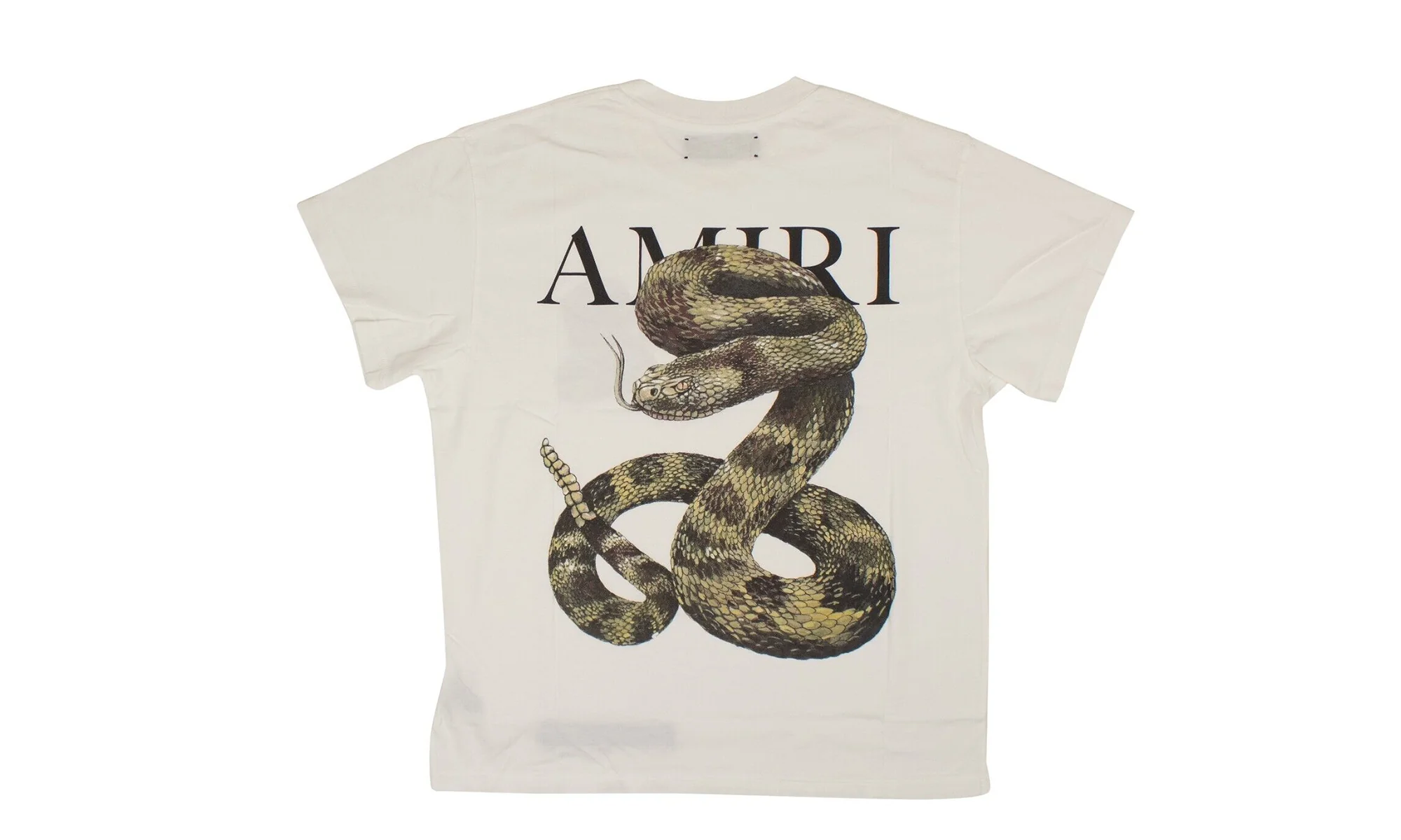 White Snake Cotton T-Shirt "White" AMR-XTSH-0054 - Image 2