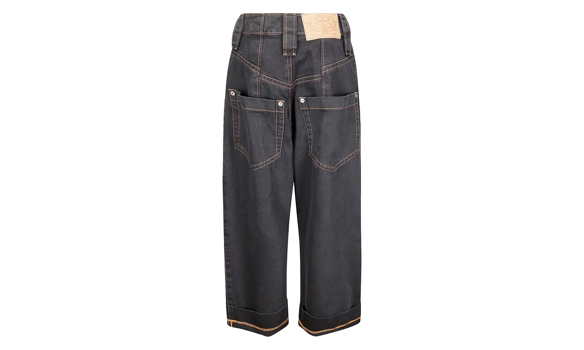 Wide Leg Baby Jeans "Black" VAQ10P003 - Image 2
