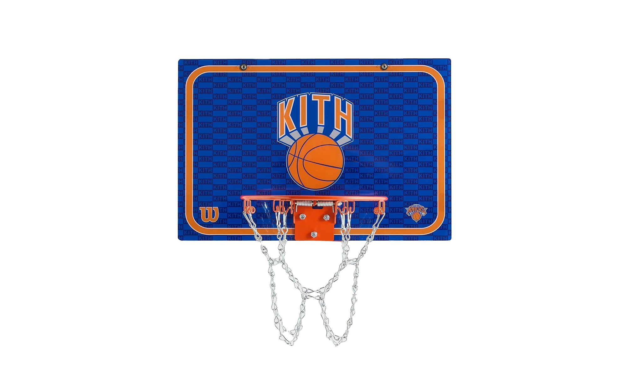 Wilson Knicks Mini Hoop "Navy/Orange" WZ6019202