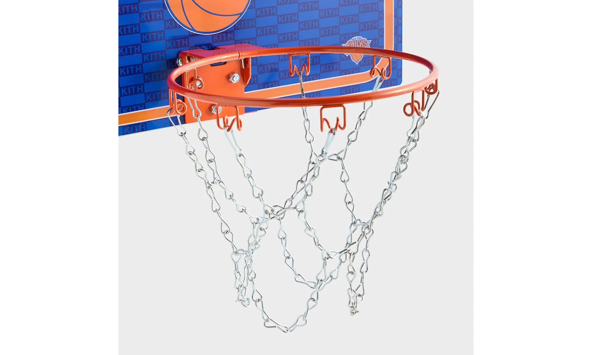 Wilson Knicks Mini Hoop "Navy/Orange" WZ6019202 - Image 2