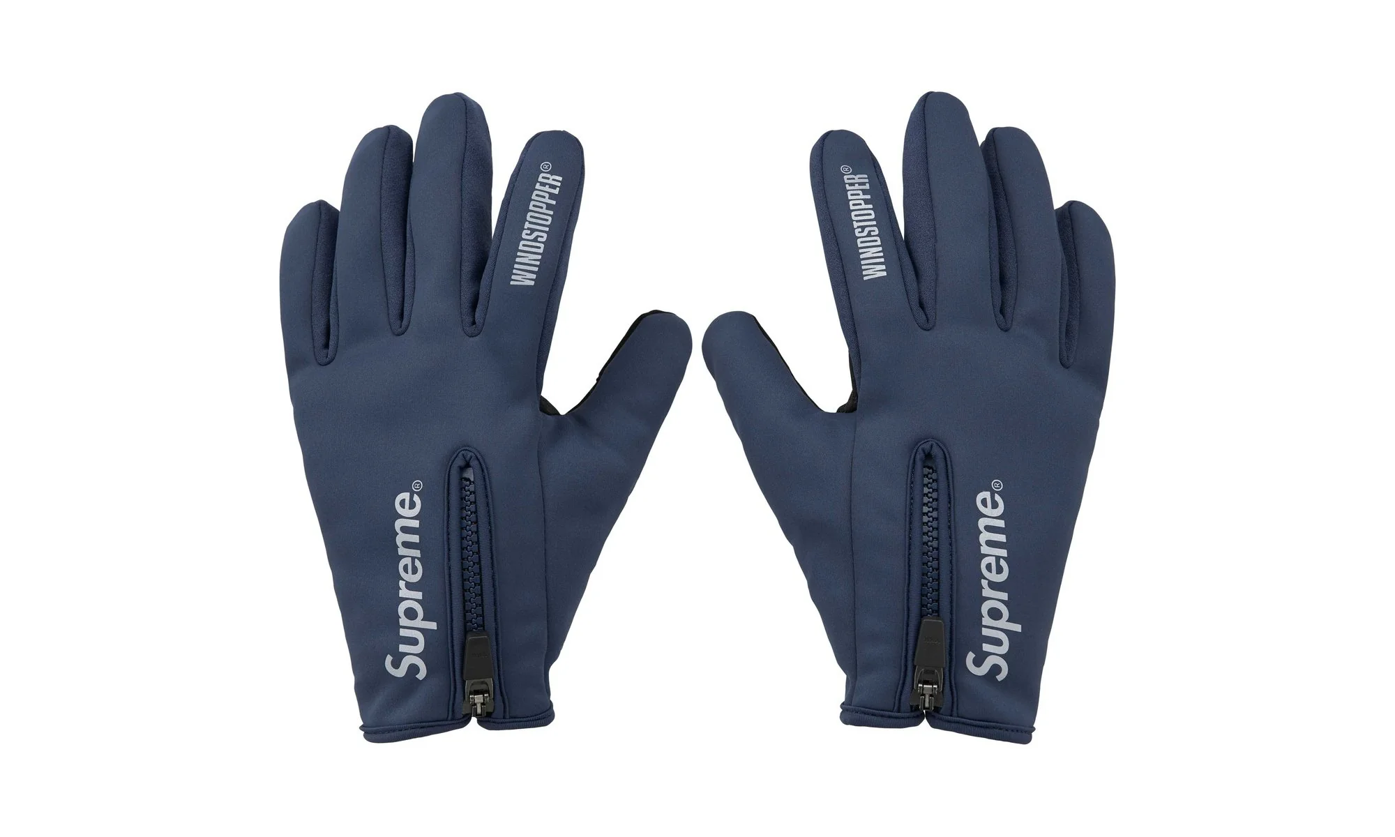 WINDSTOPPER Zip Gloves "NAVY" SU26419