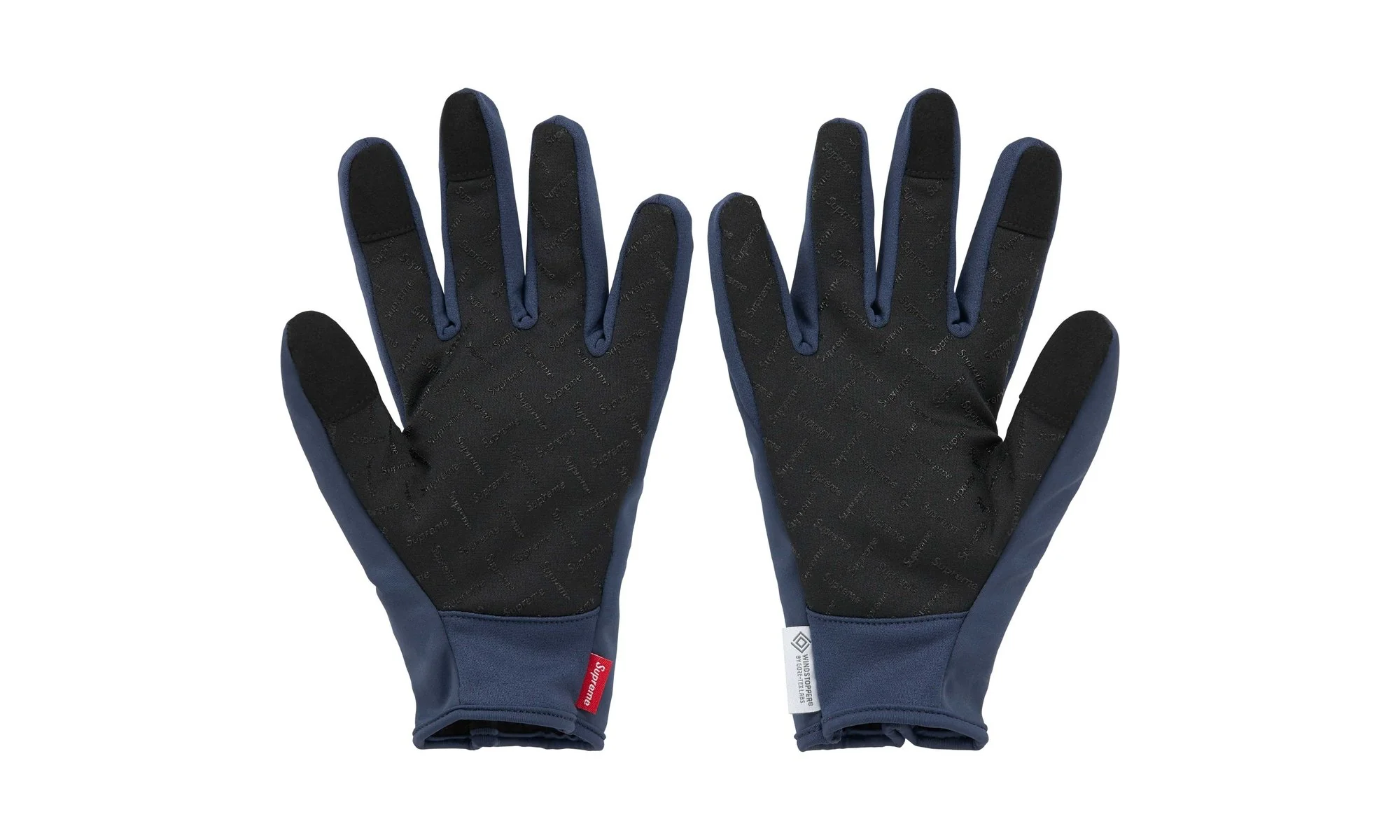 WINDSTOPPER Zip Gloves "NAVY" SU26419 - Image 2