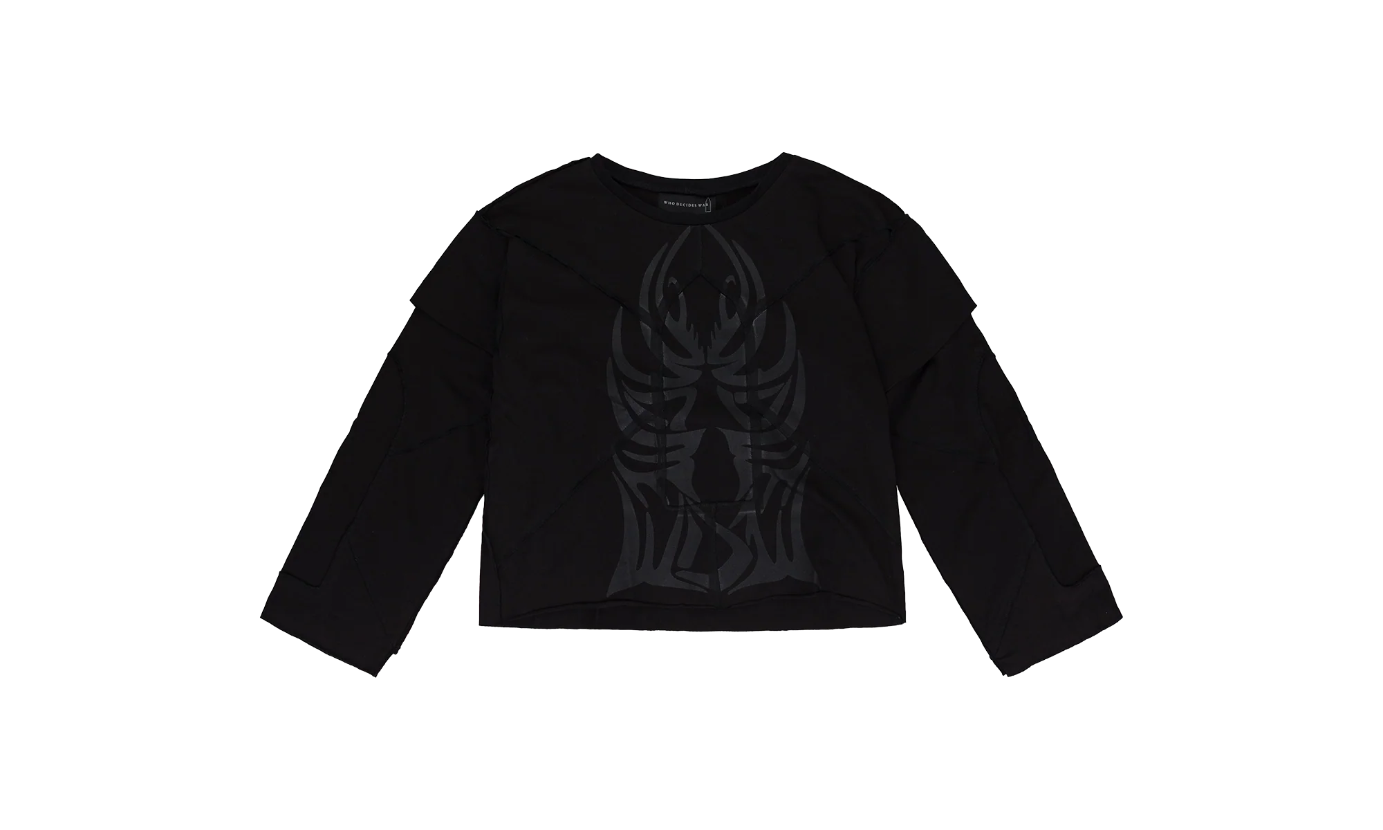 Winged Gradient LS T-Shirt "Black" 1110520002SS24