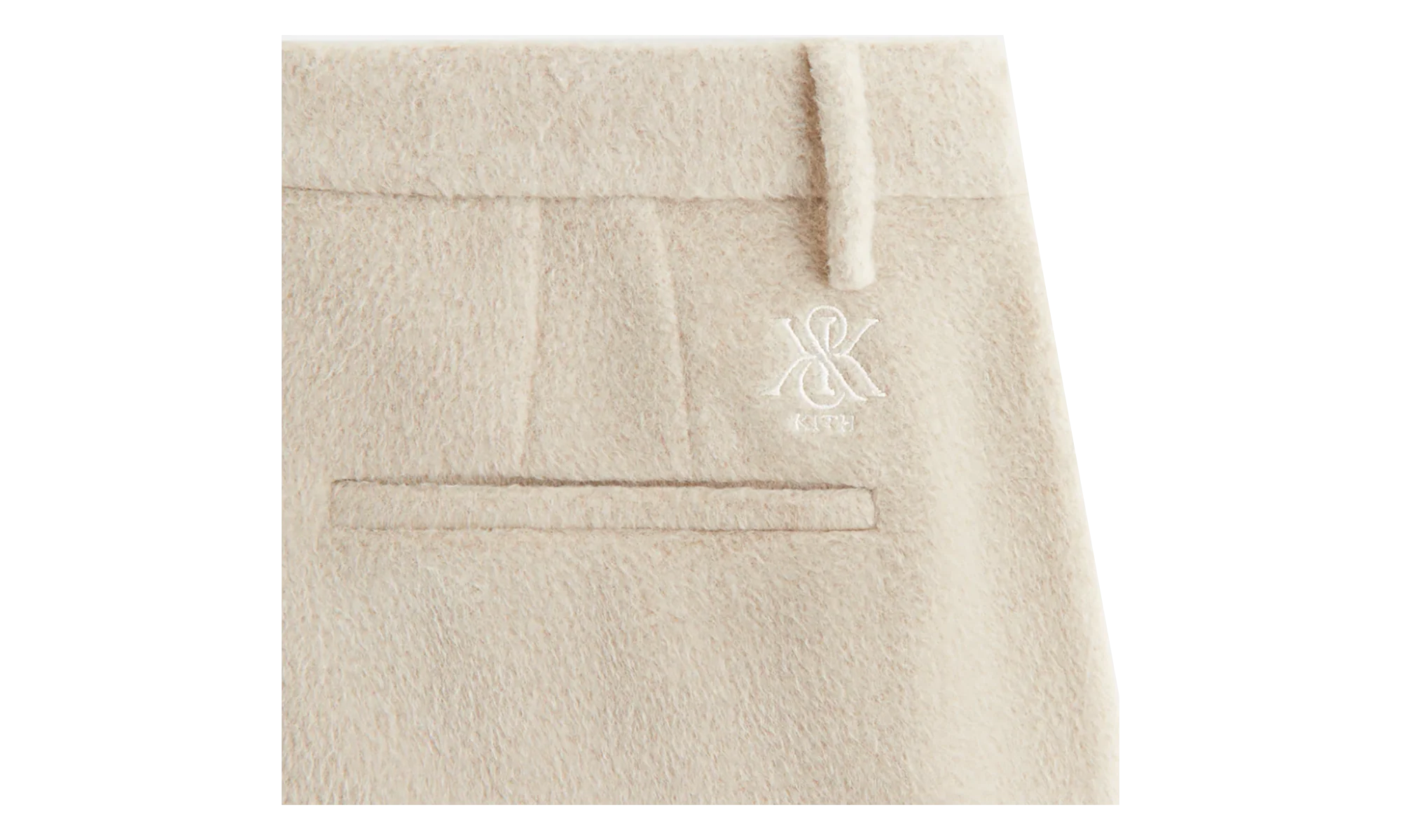 Wool Ashlen Trouser Waffle WMNS "Khaki" KITH132 - Image 2