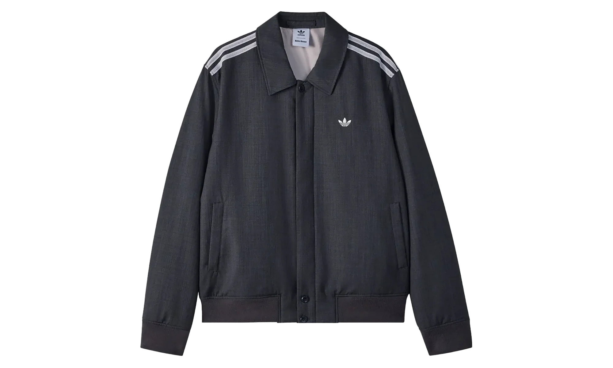 Wool Blouson "Wales Bonner - Dark Grey Heather" KB2315
