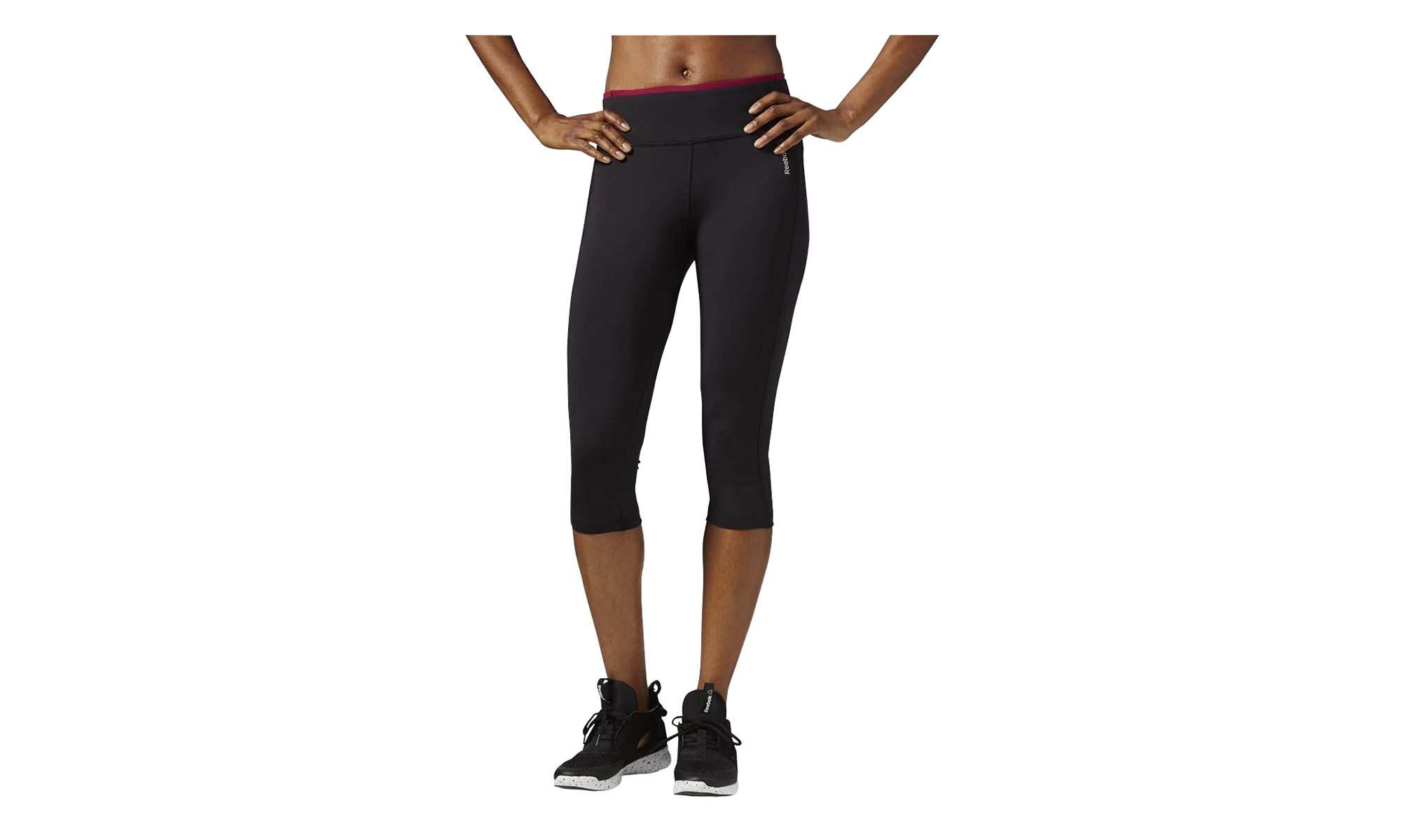 Workout Ready Capri WMNS "Black / Reebok Berry" AY2106