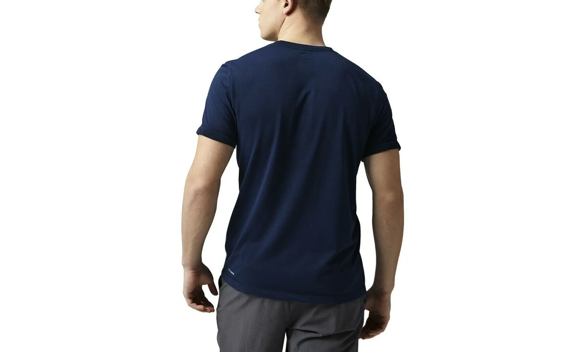 Workout Ready SL Supremium Tee "Collegiate Navy" AP4256 - Image 2