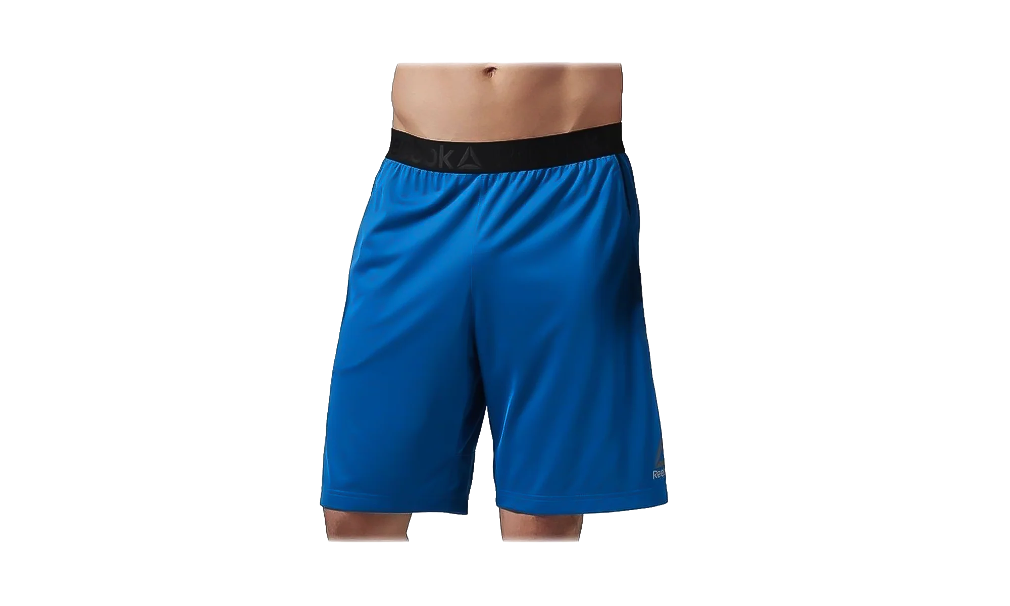 Workout Ready Stacked Logo Short "Instinct Blue" AY3467
