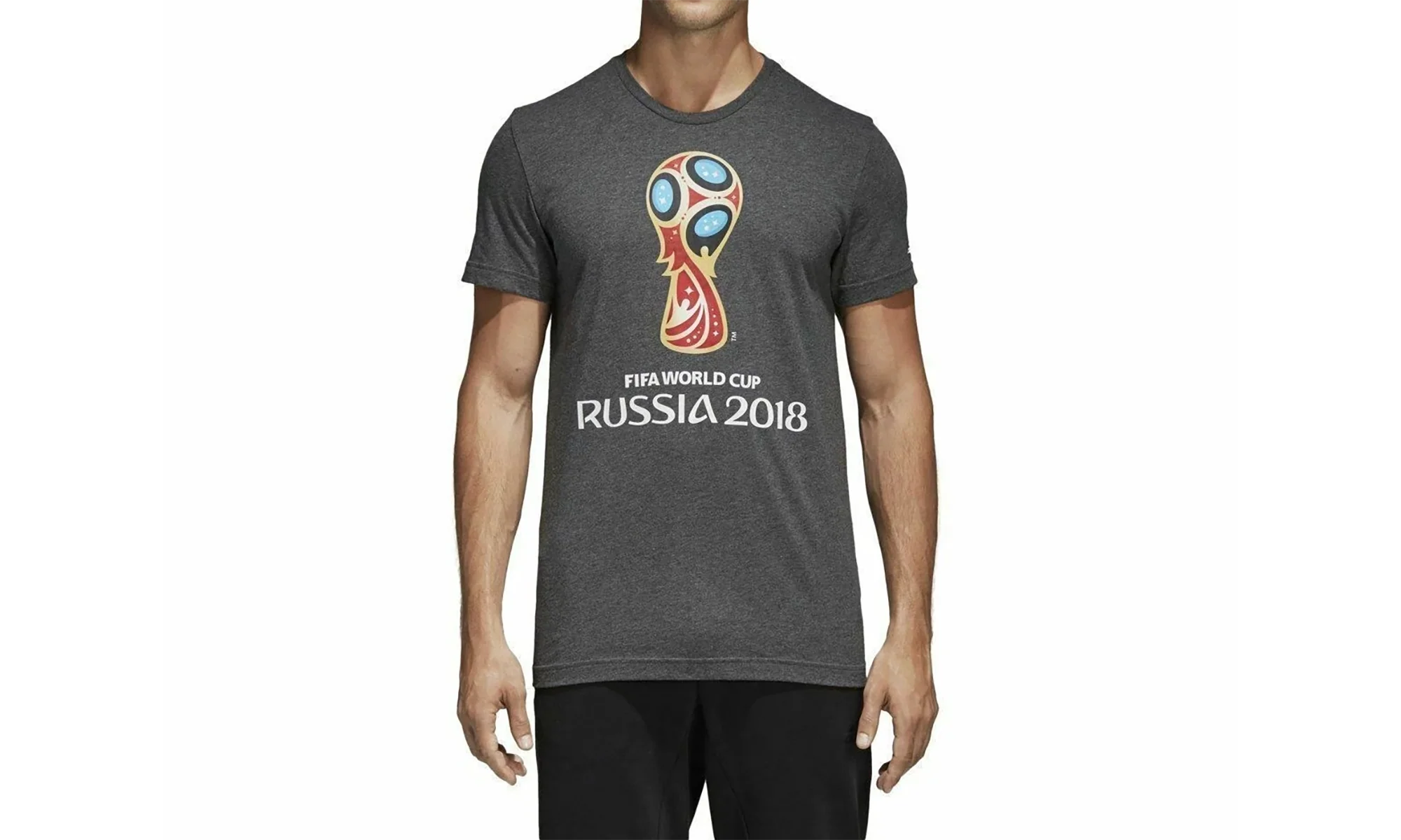 World Cup Emblem Tee "Dark Grey Heather" DM1299