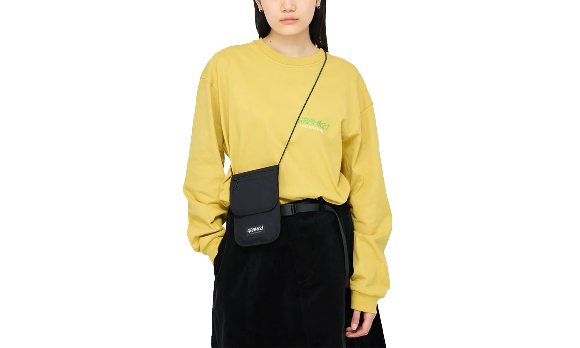 Woven Cordura Neck Pouch "Black" G4FB 107 - Image 2