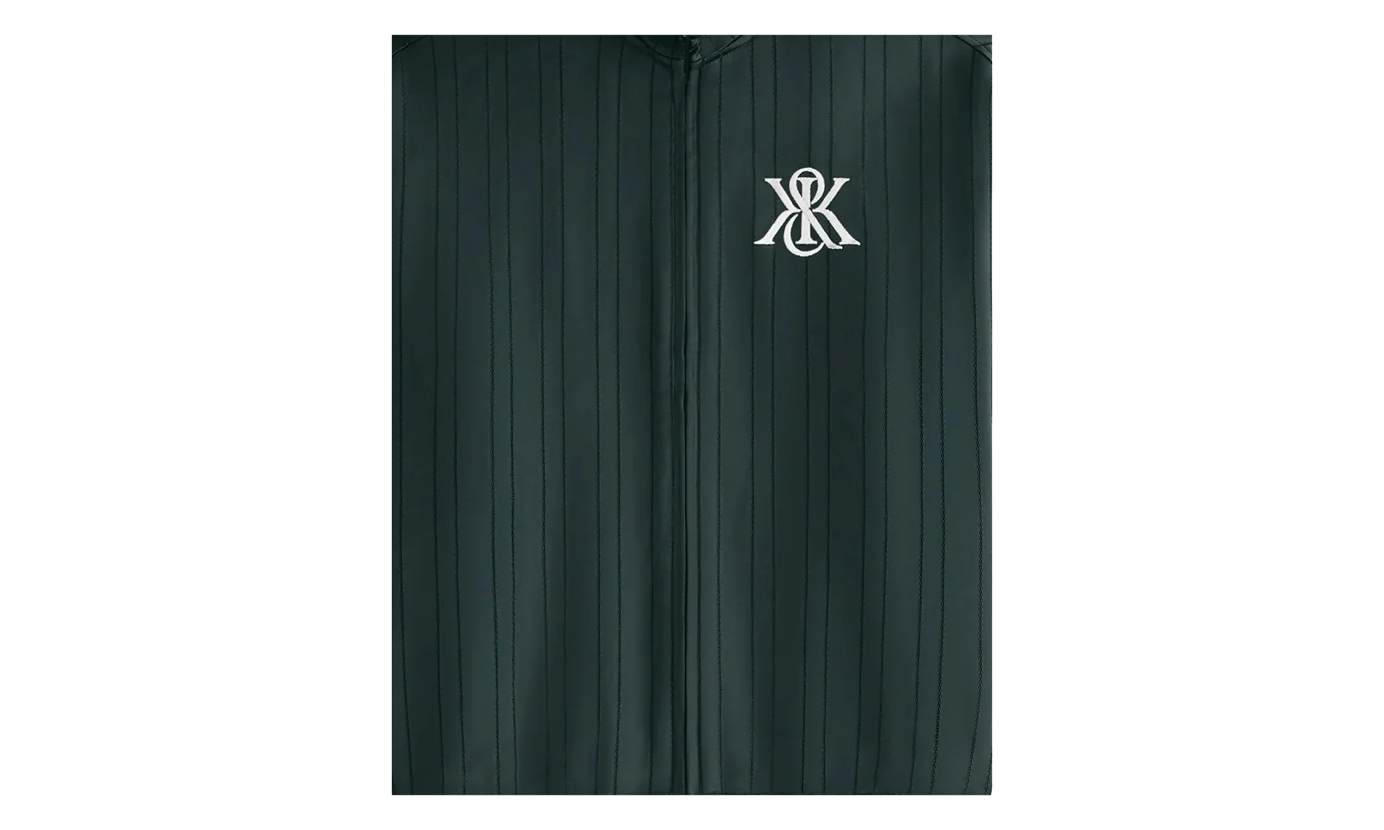 Wrenley Satin Crest Track Jacket "Green" KITH45 - Image 2