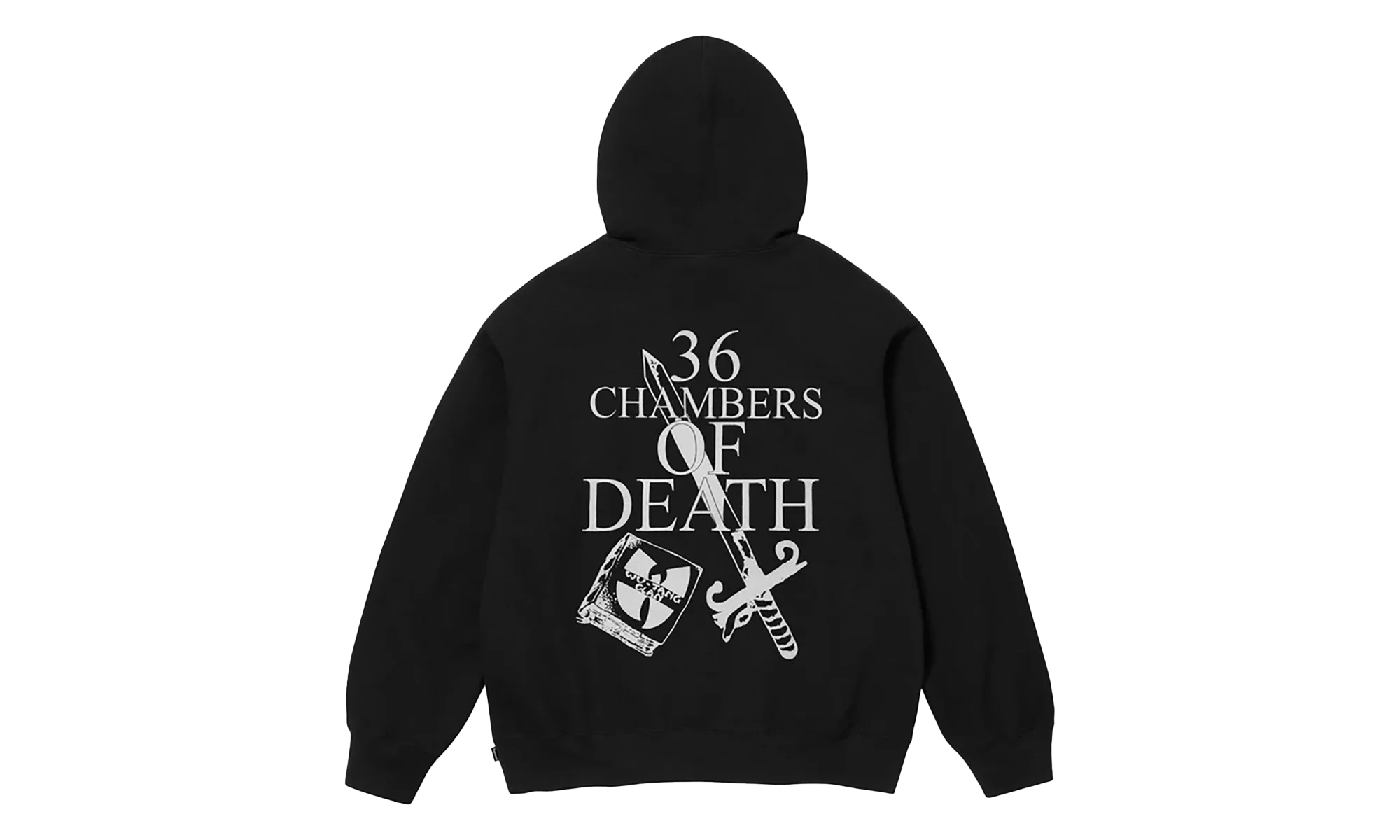 Wu-Tang Clan Hooded Sweatshirt "FW25 - Black" SU26273 - Image 2