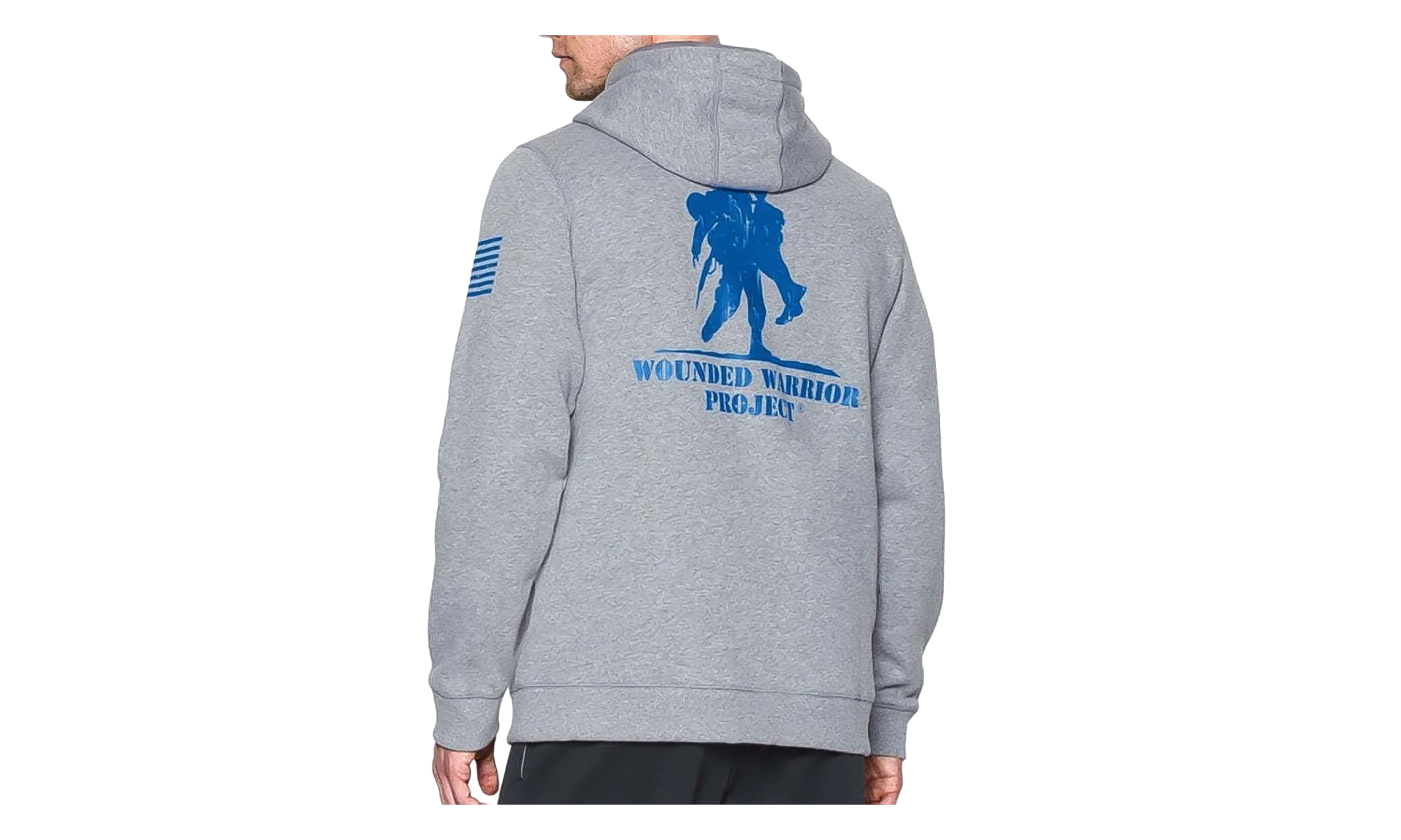 Wwp Hoodie "True Gray Heather / Ultra Blue" 1276950 025 - Image 2