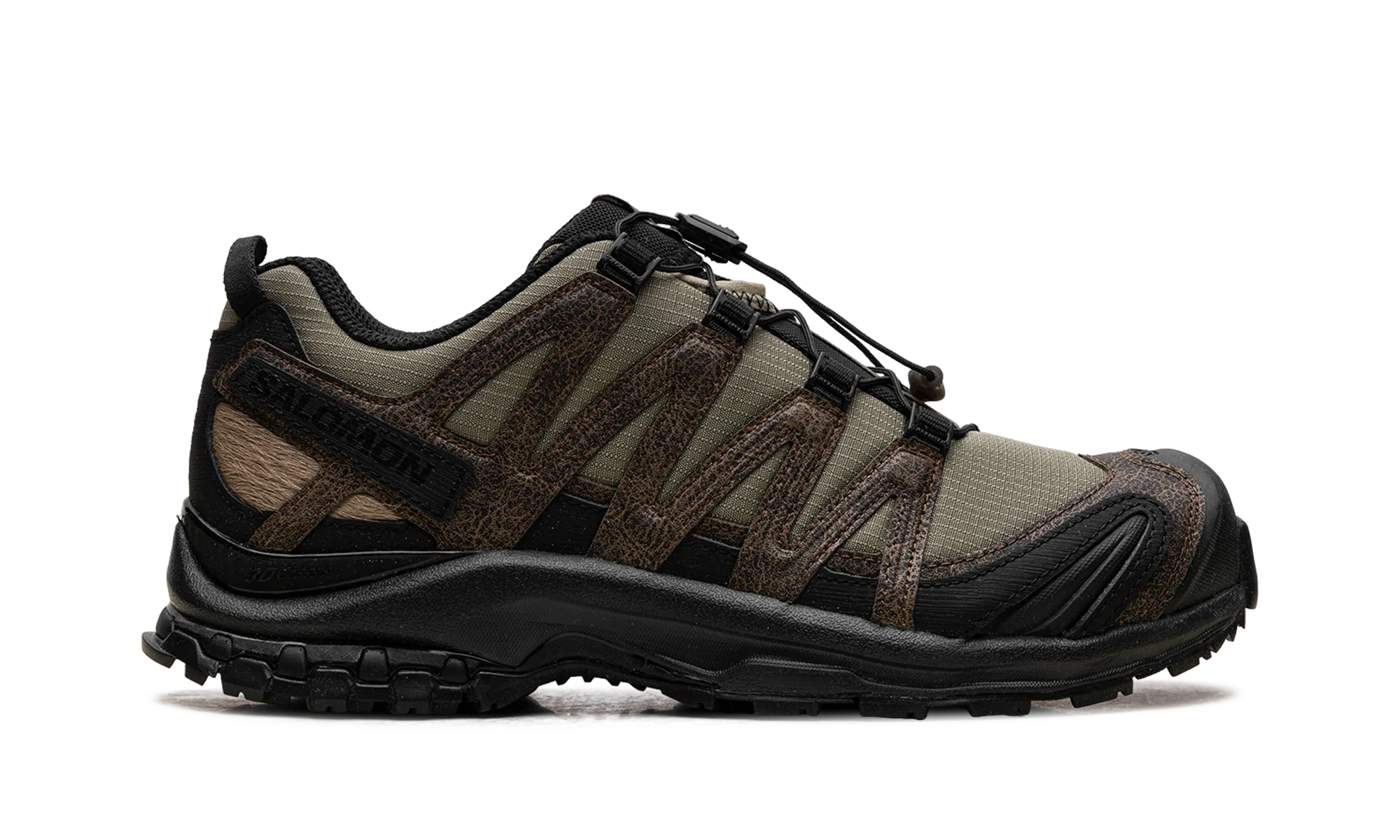 XA Pro 3D Distressed Leather "Dark Earth Black" L47797400 - Image 6